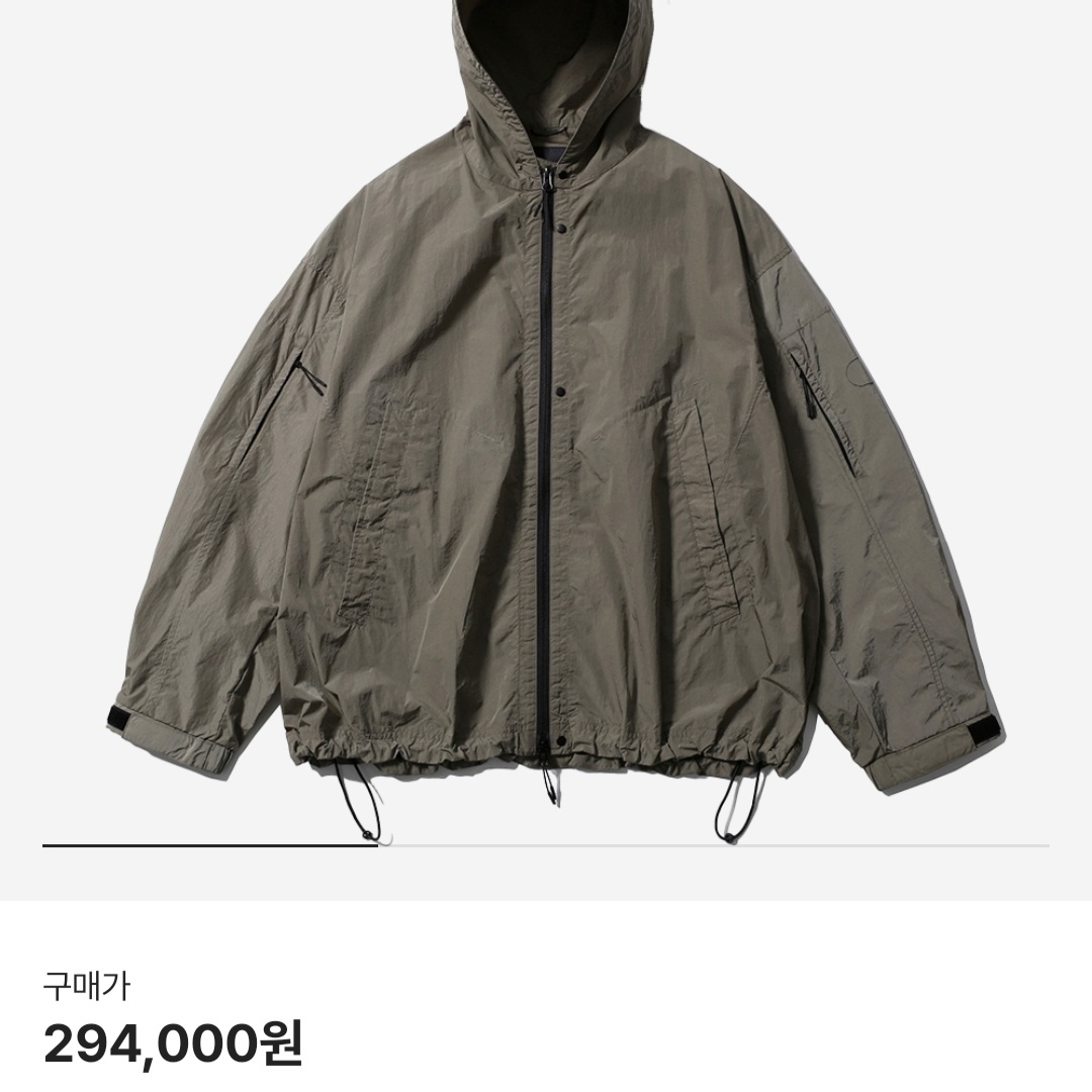 moif x inapsquare City Dweller Parka Sand 착용 스타일