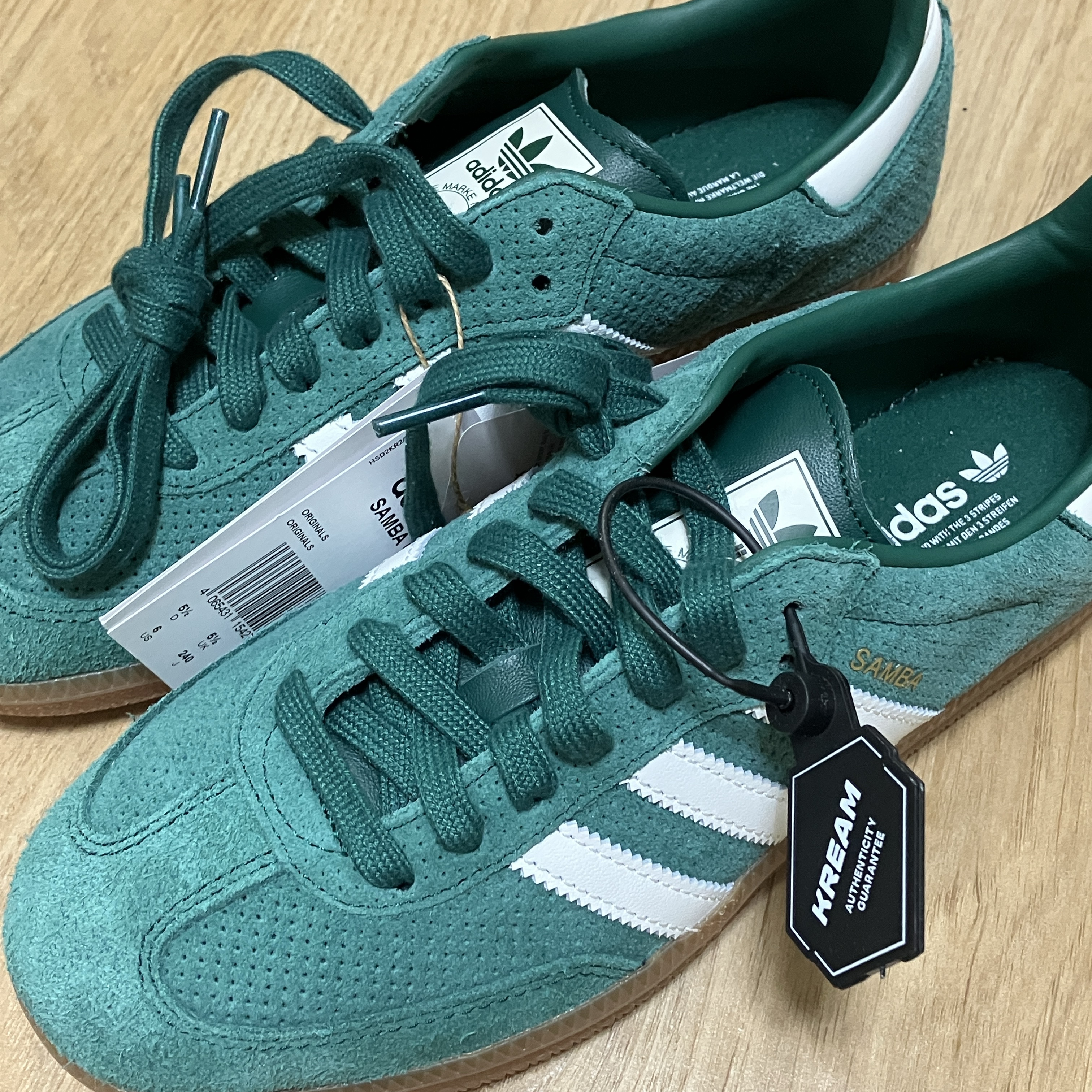 Adidas Samba OG Collegiate Green 착용 스타일