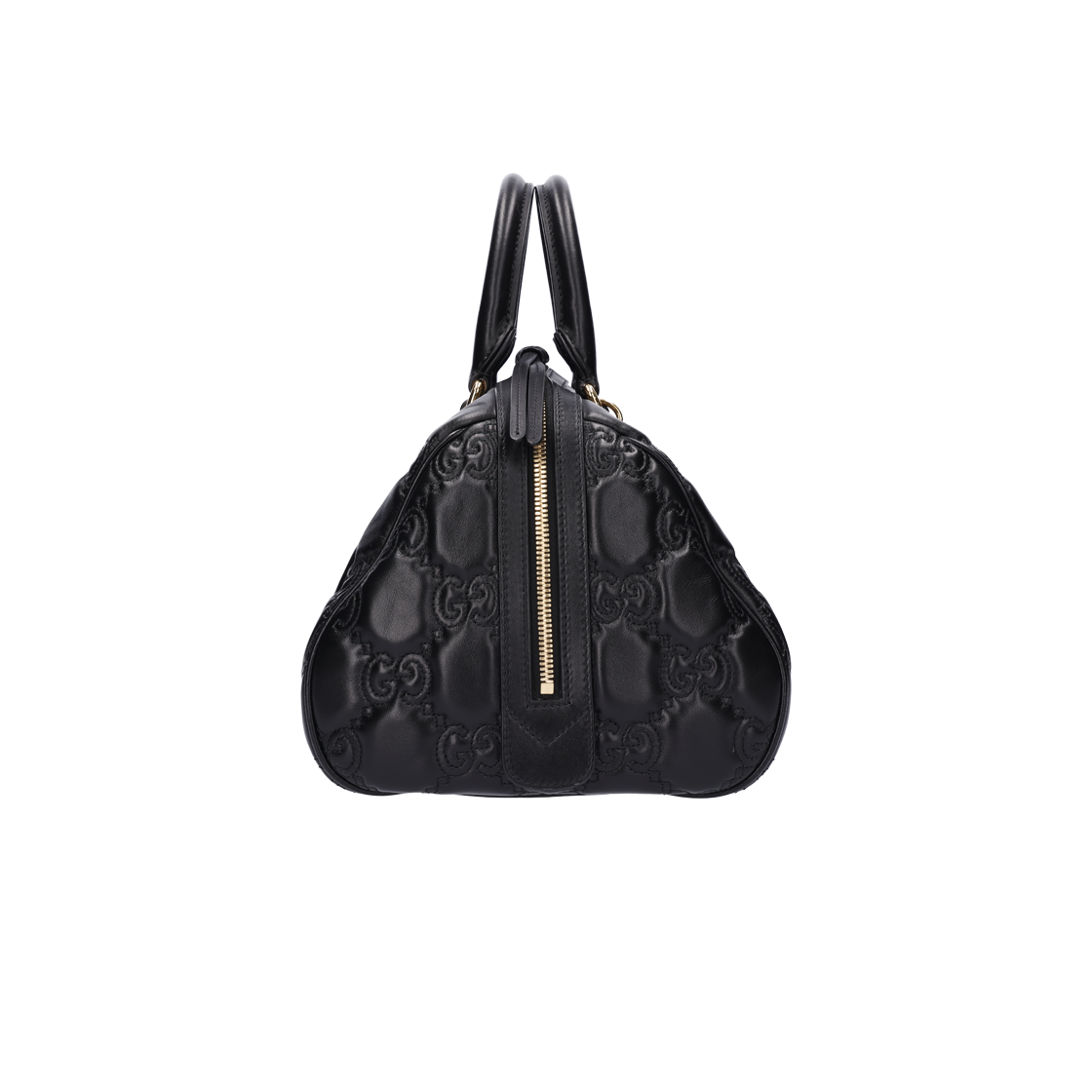 702242 [A등급] Gucci Vintage Matelasse Top Handle Bag Black - #2