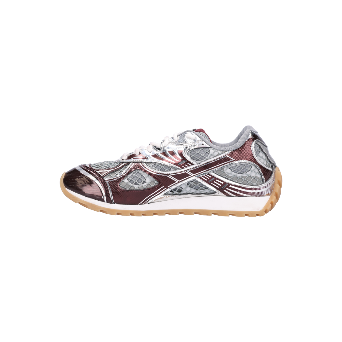 755915V2X Bottega Veneta Orbit Sneaker Merlot Vapor 38 - #2
