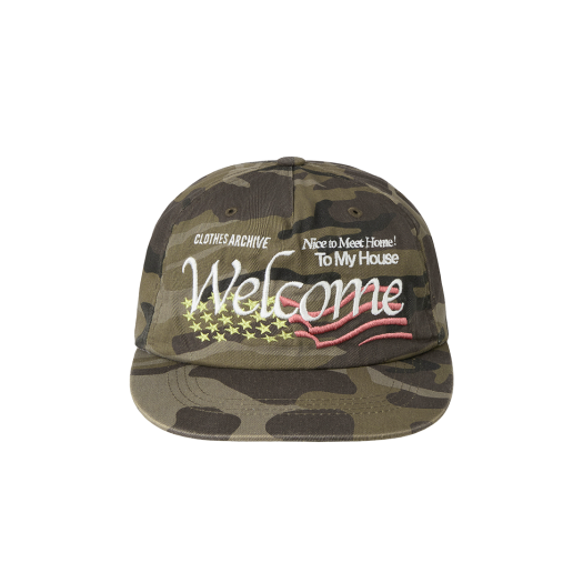 AE45SUCA009CAM AEAE Welcome Washed Cap Camo