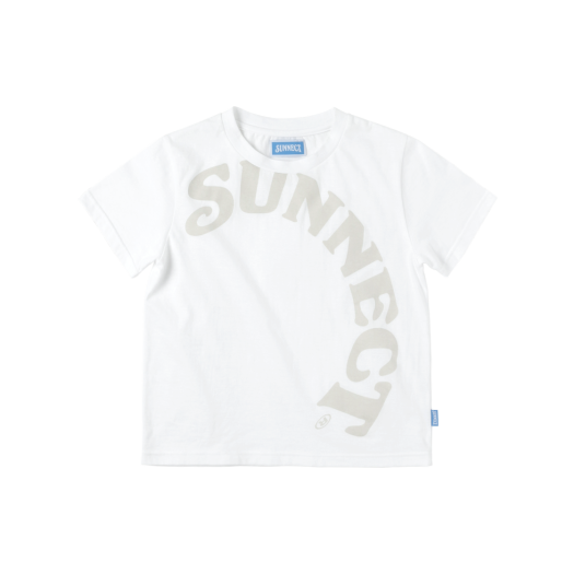 SNCT25STO012WH (W) Sunnect Big Wave Logo T-Shirt White
