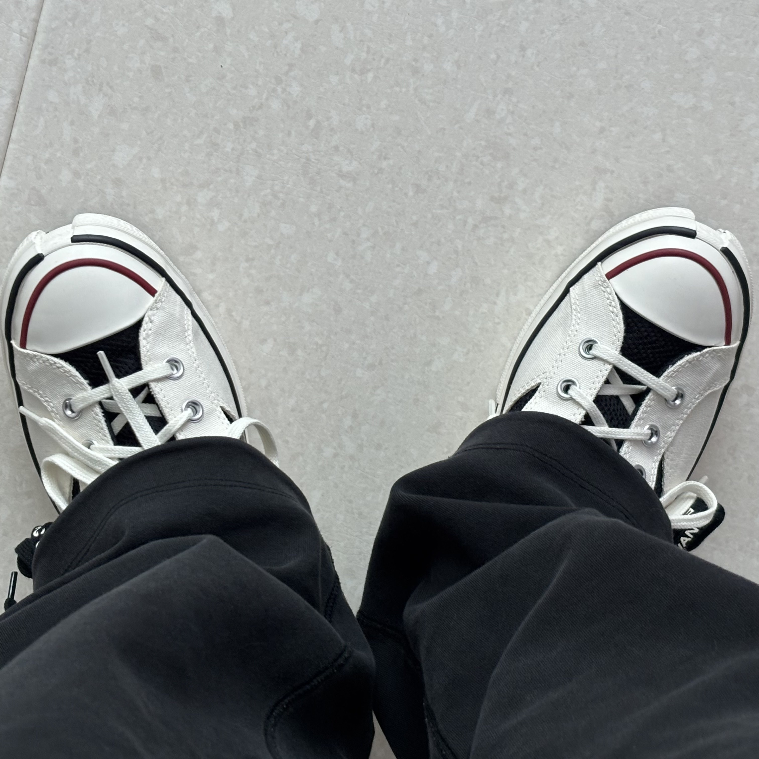 Converse x Feng Chen Wang Chuck 70 Ox 2-in-1 Egret 착용 스타일