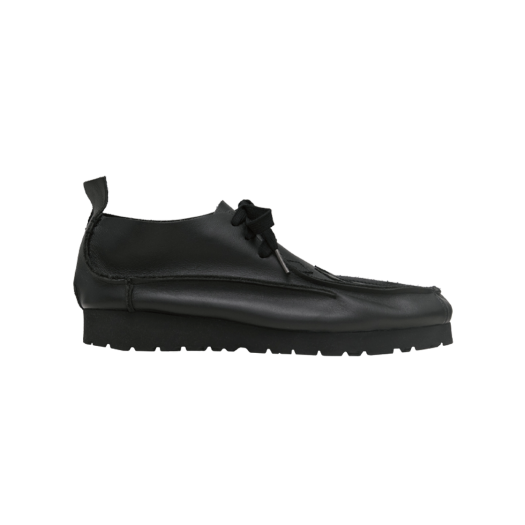 PL5TSO1201B3 Polyteru Stitched Wallabee Leather Black