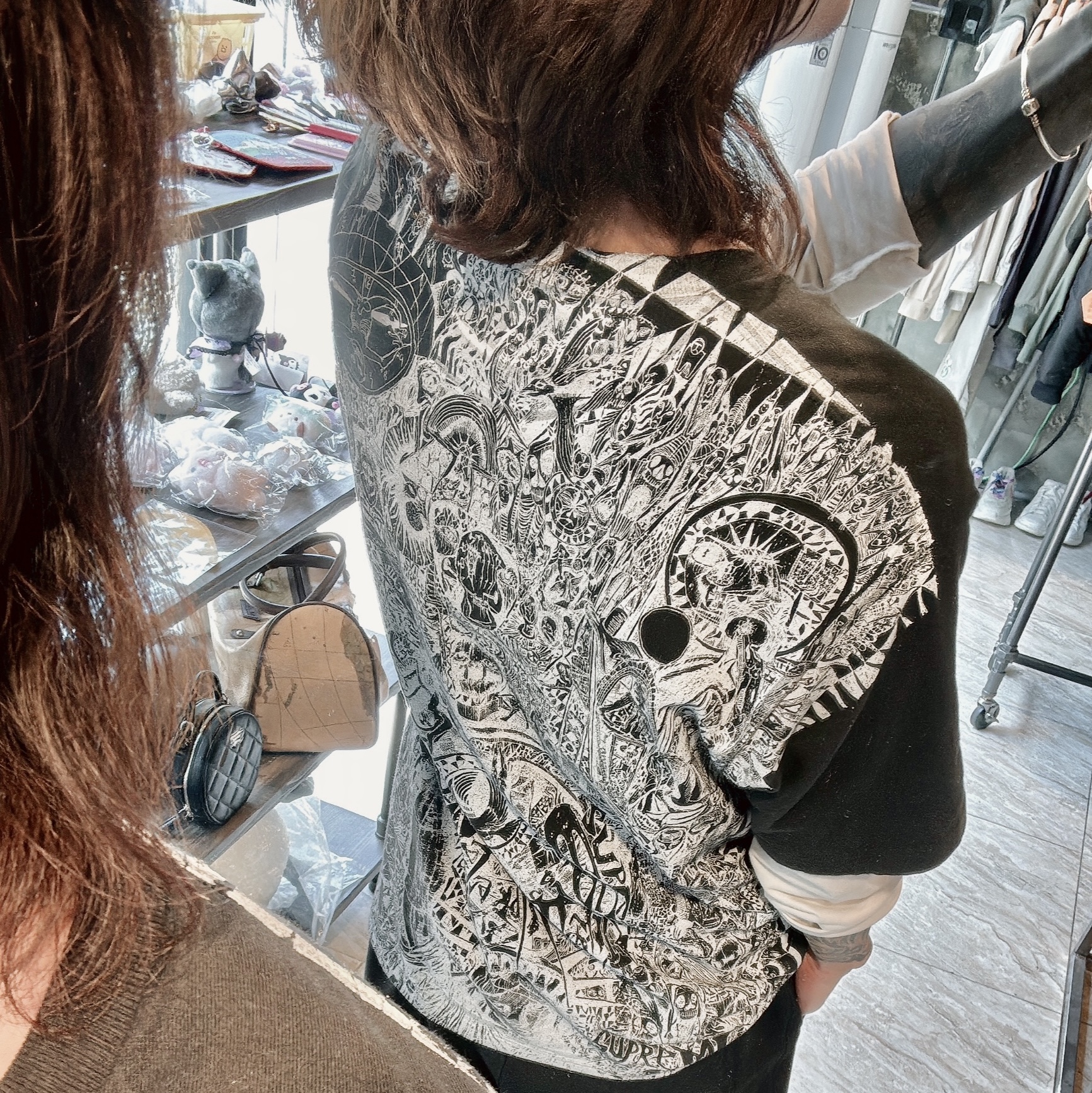 Supreme Willow T-Shirt Black - 24FW 착용 스타일