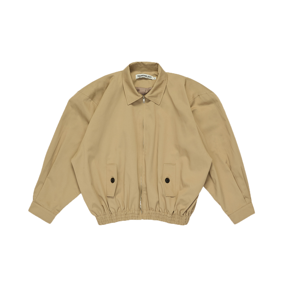 트렁크프로젝트 봄버 자켓 베이지(TRUNKPROJECT Gathered Bomber Jacket BEIGE)