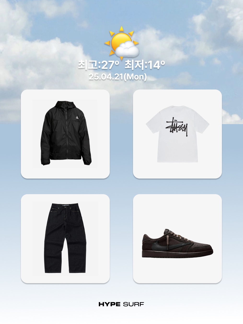 Nike ACG Cinder Cone Windproof Jacket Black Anthracite - Asia, Stussy Basic Stussy T-Shirt White 2024, 2025 착용 스타일 - 2