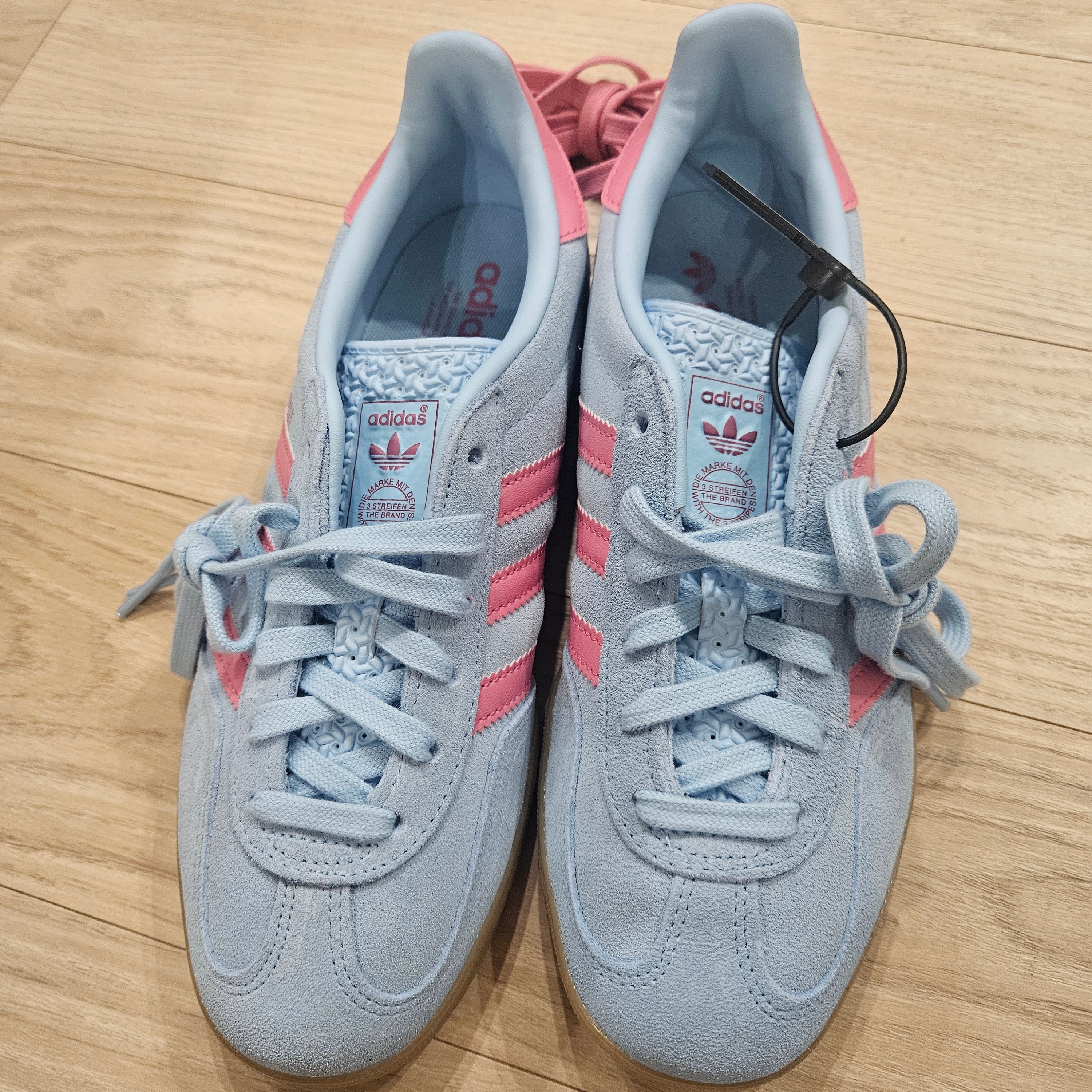 Adidas Gazelle Indoor Clear Sky Rose Tone 착용 스타일