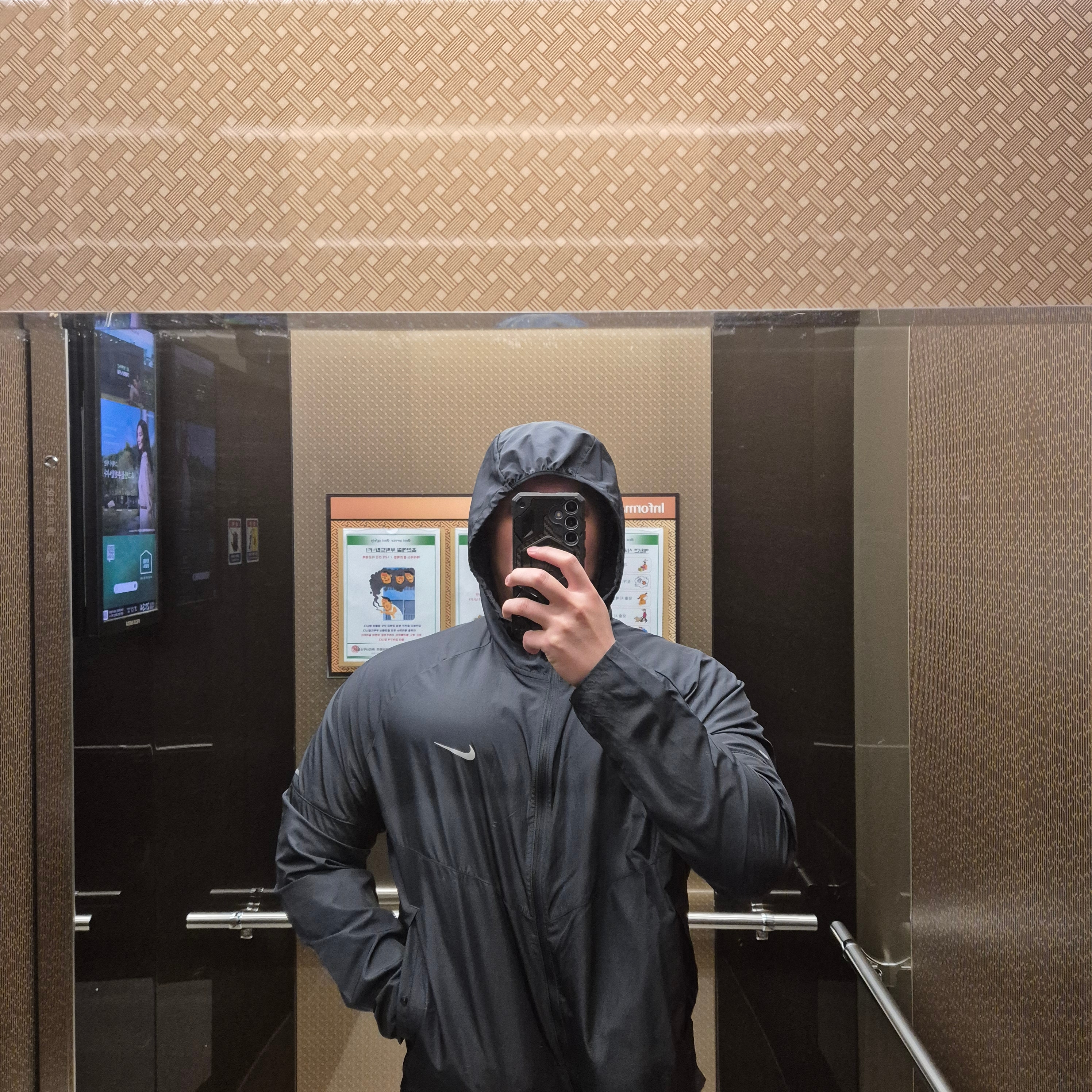 Nike Repel Miler Running Jacket Black - Asia 착용 스타일