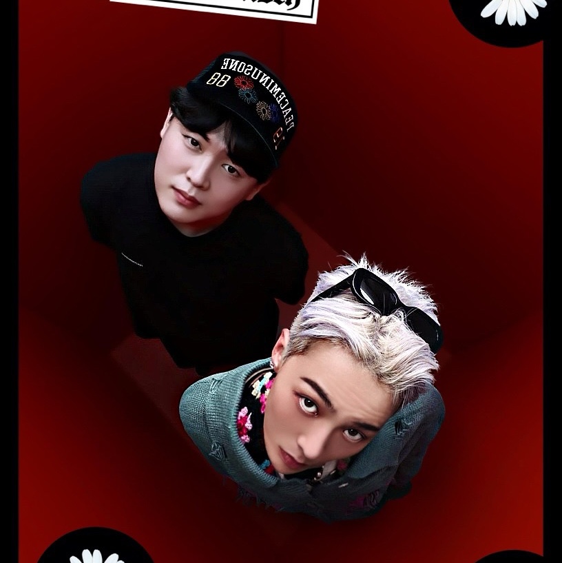 G-DRAGON Ubermensch Official Light Stick, Peaceminusone Mesh Cap #1 Black 착용 스타일 - 2