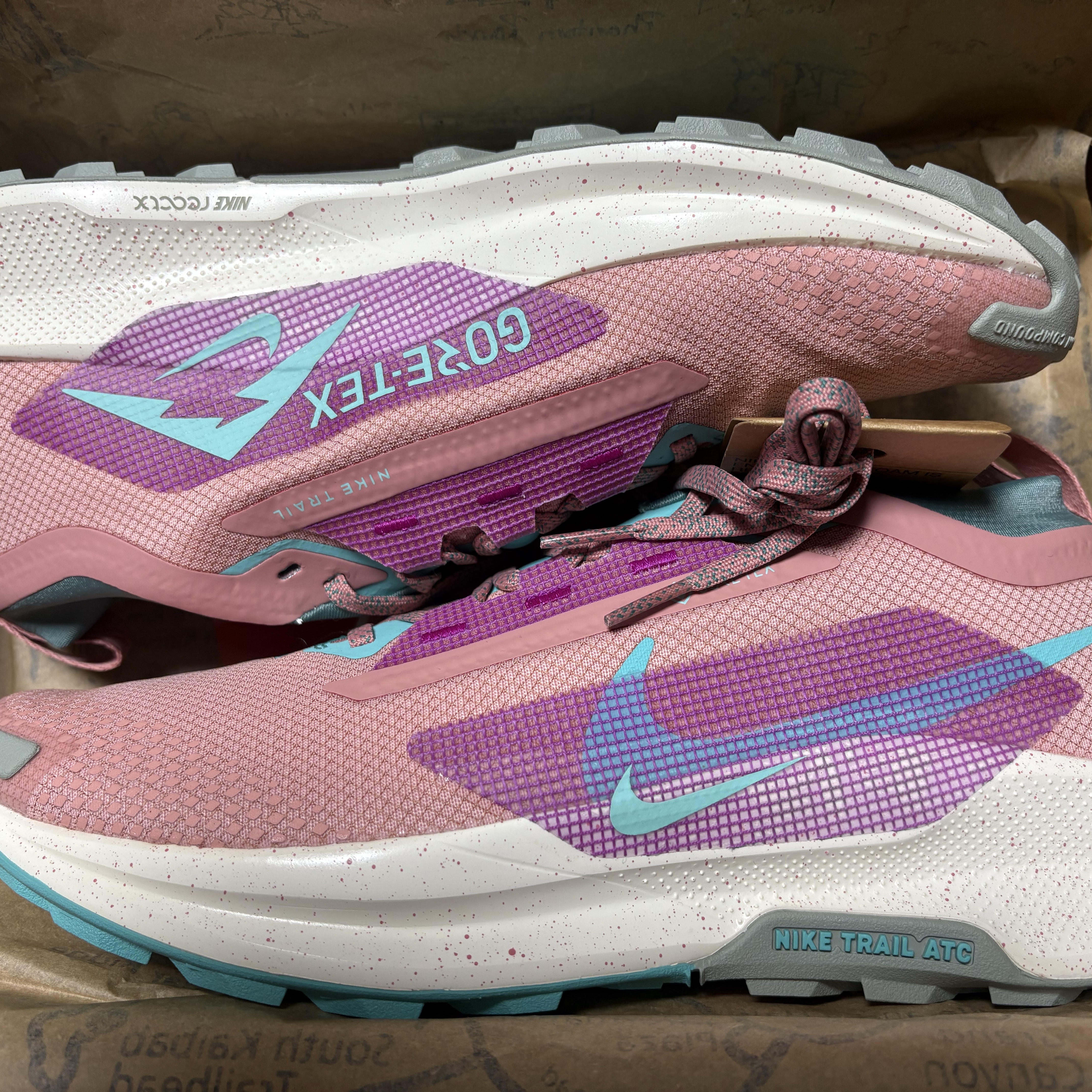 Nike Pegasus Trail 5 Gore-Tex Red Stardust Bicoastal 착용 스타일 - 2