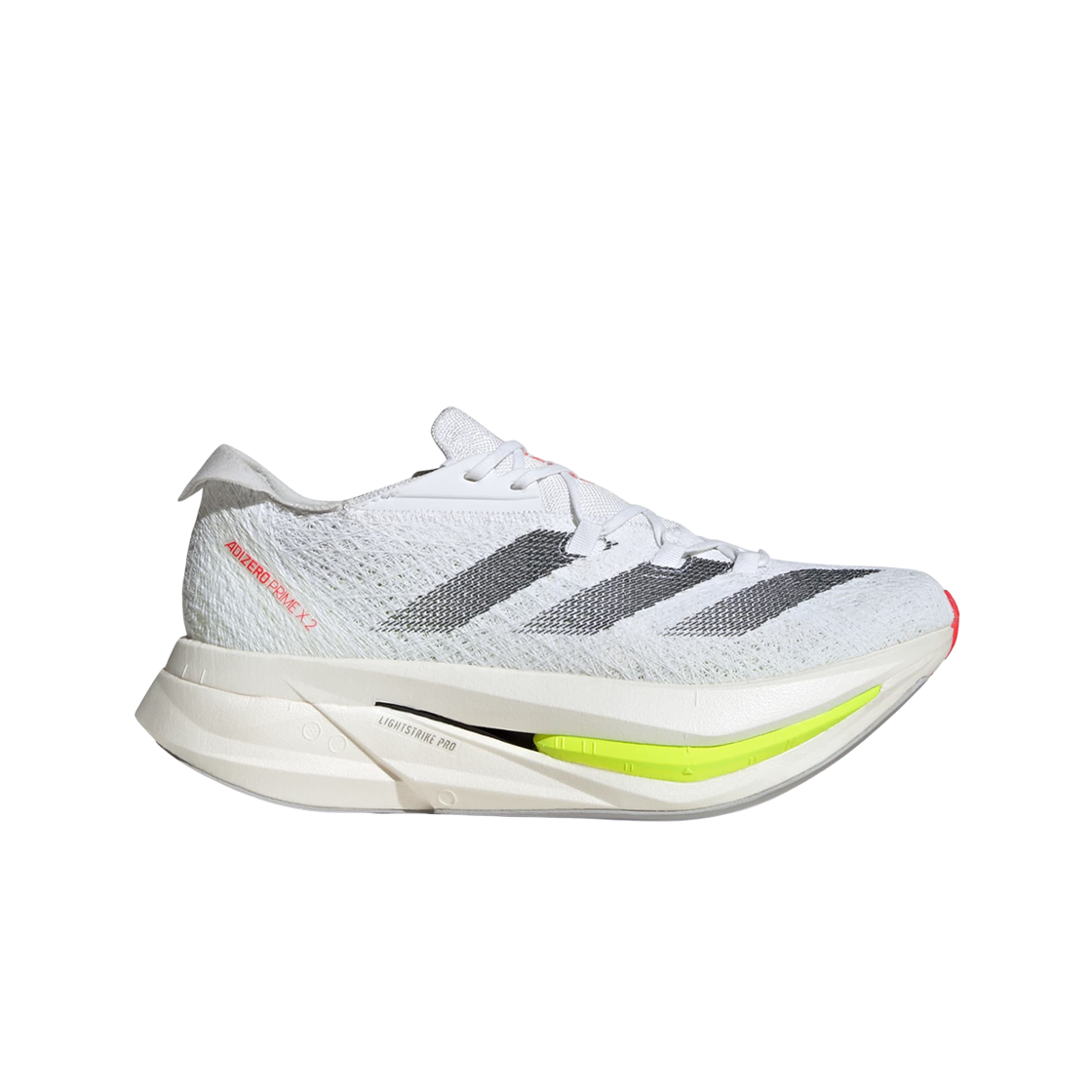 아디다스 아디제로 프라임 X 2 스트렁 클라우드 화이트 코어 블랙(Adidas Adizero Prime X 2 Strung Cloud White Core Black)