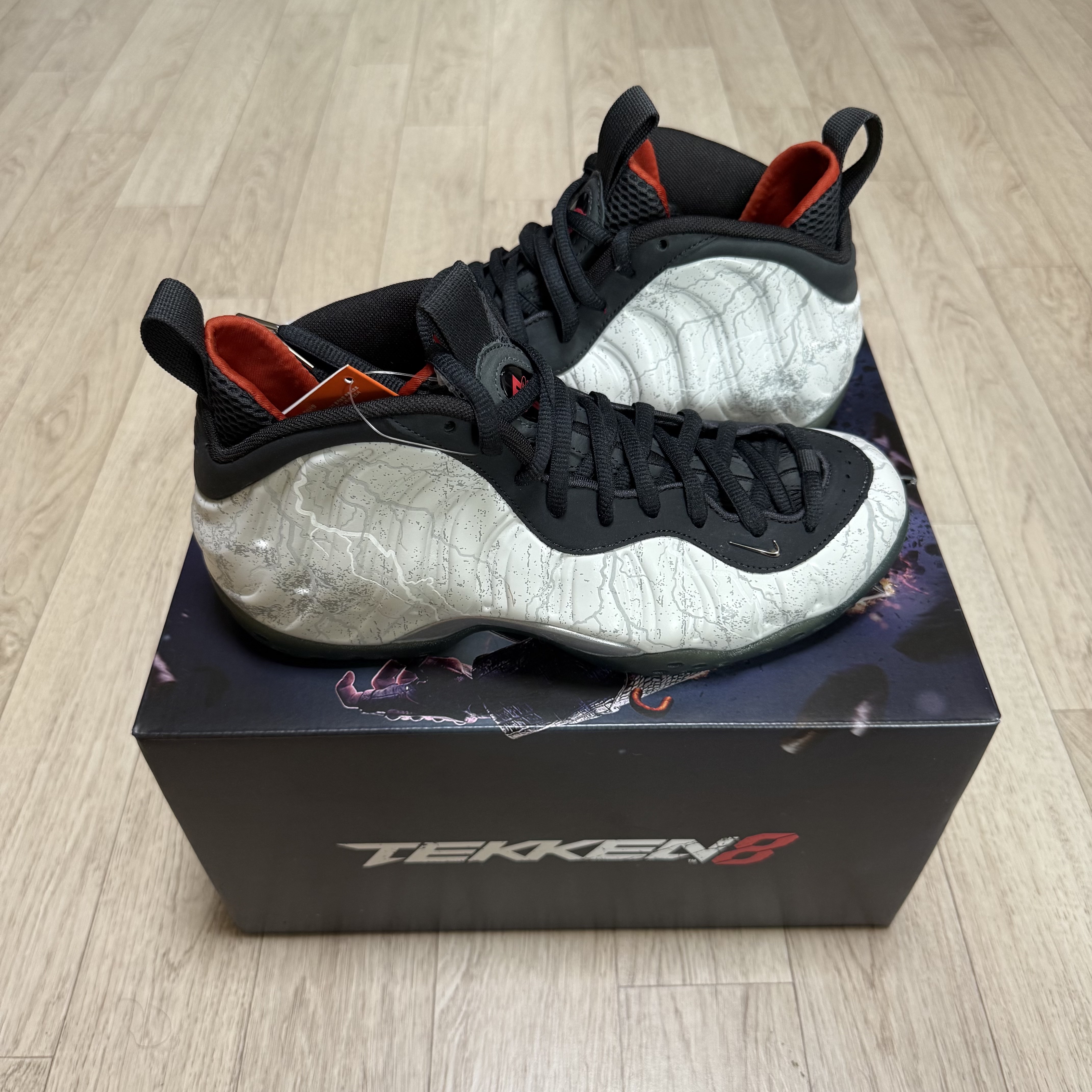 Nike x Tekken 8 Air Foamposite One PRM Jin 착용 스타일