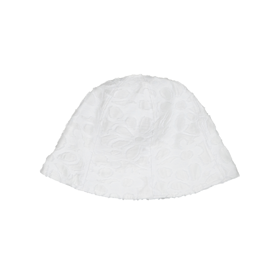 KS5BABK001WI Kookeesee Flower Bucket Hat White