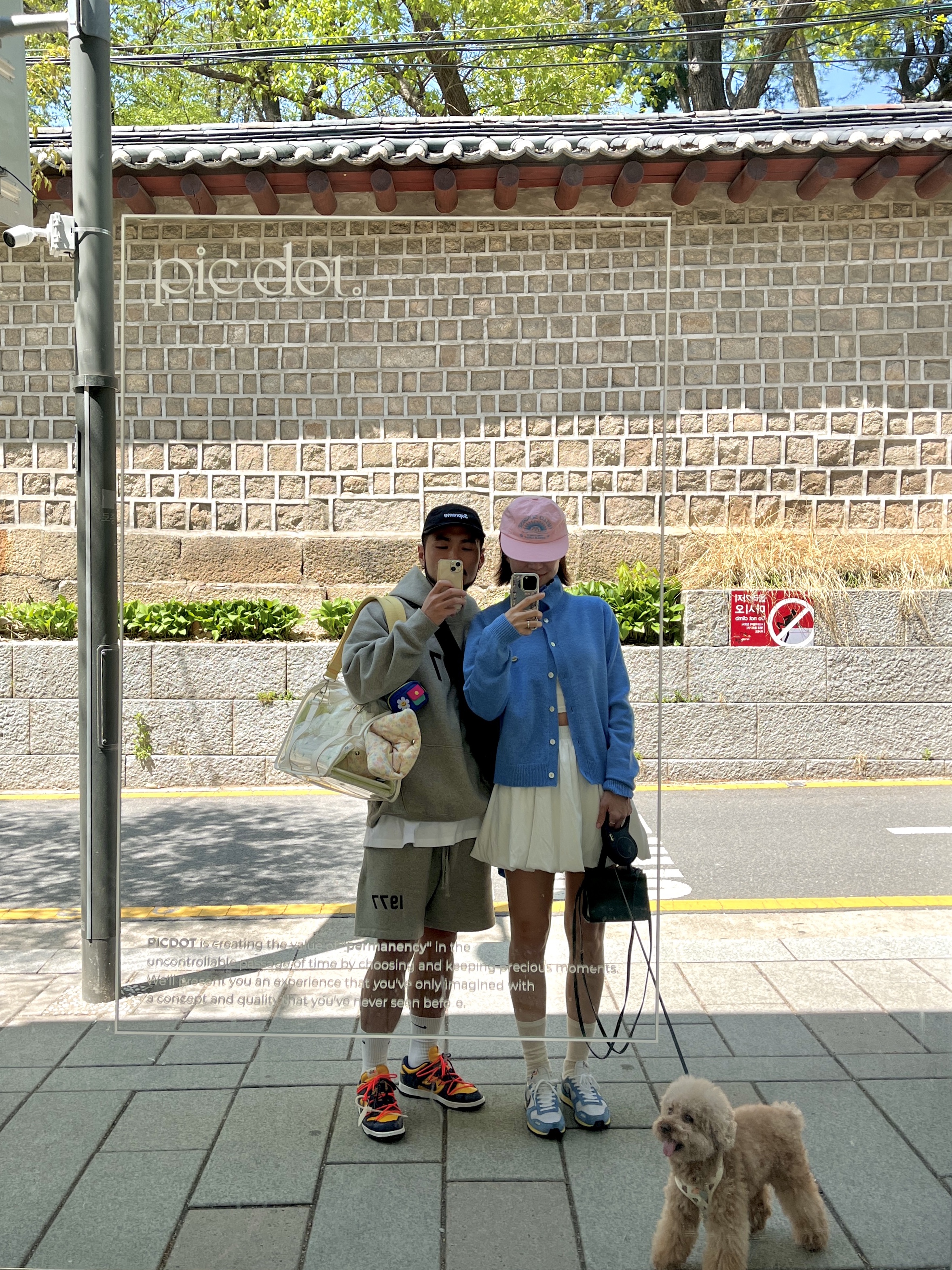 Telfar Small Shopping Bag Dark Olive, Nike Air Vortex VNTG Mineral Blue 착용 스타일