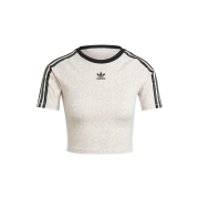 (W) Adidas Snakeskin 3-Stripes Baby T-Shirt Wonder White Multicolor - US Sizing