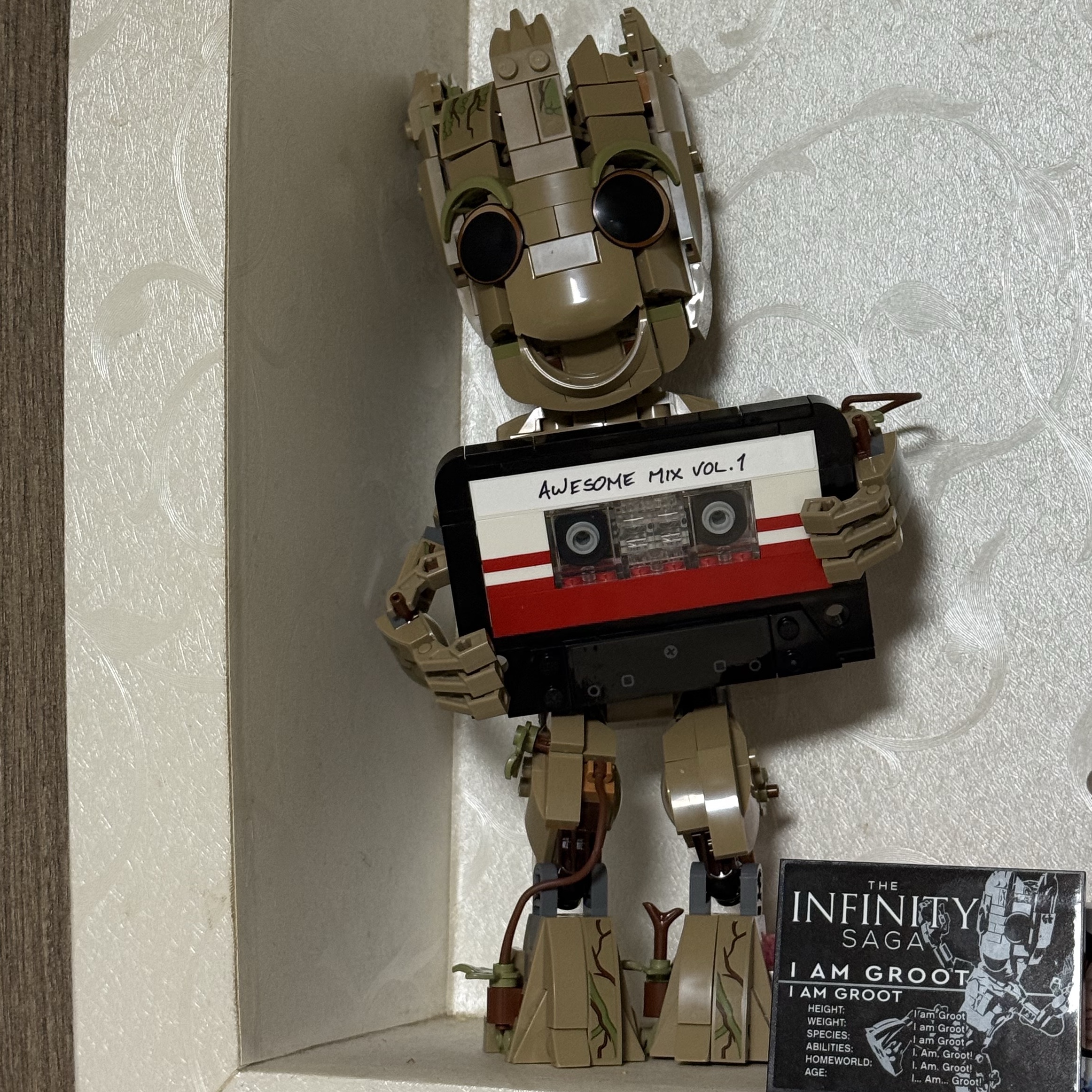 Lego Marvel I Am Groot 착용 스타일
