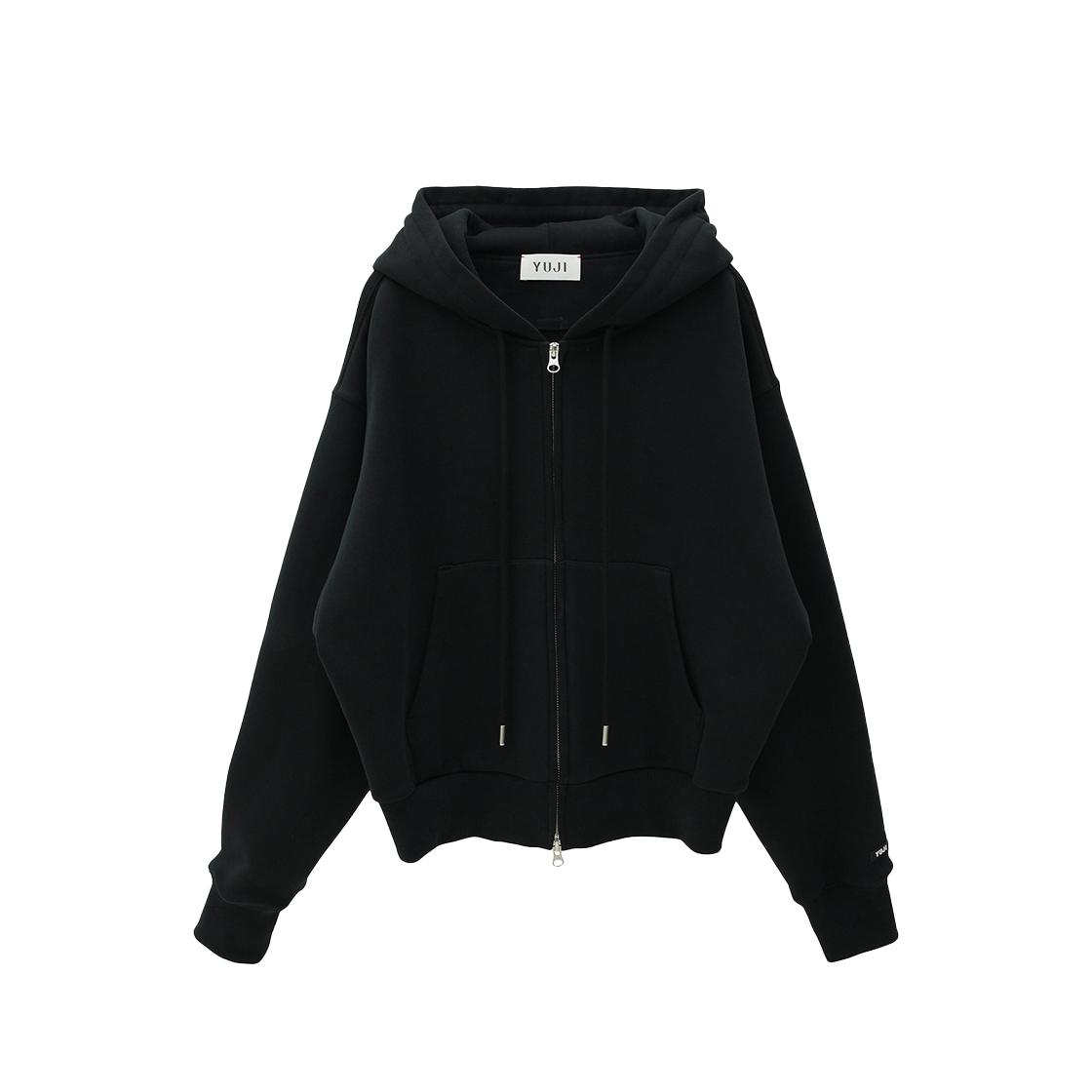 유지 후디 집업  유니섹스 블랙(YUJI Ui Hoodie Zip-Up Black)