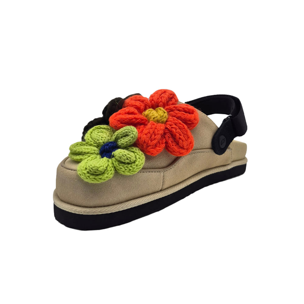 굿뉴스 프랭크 플라워 여성 뮬 베이지(Good News Frank Flower Mule Beige) - 3