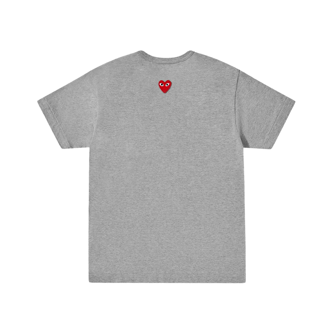 플레이 꼼데가르송 클래식 레드 하트 온 백 티셔츠 그레이(Play Comme des Garcons Classic Red Heart On Back T-Shirt Grey) - 1
