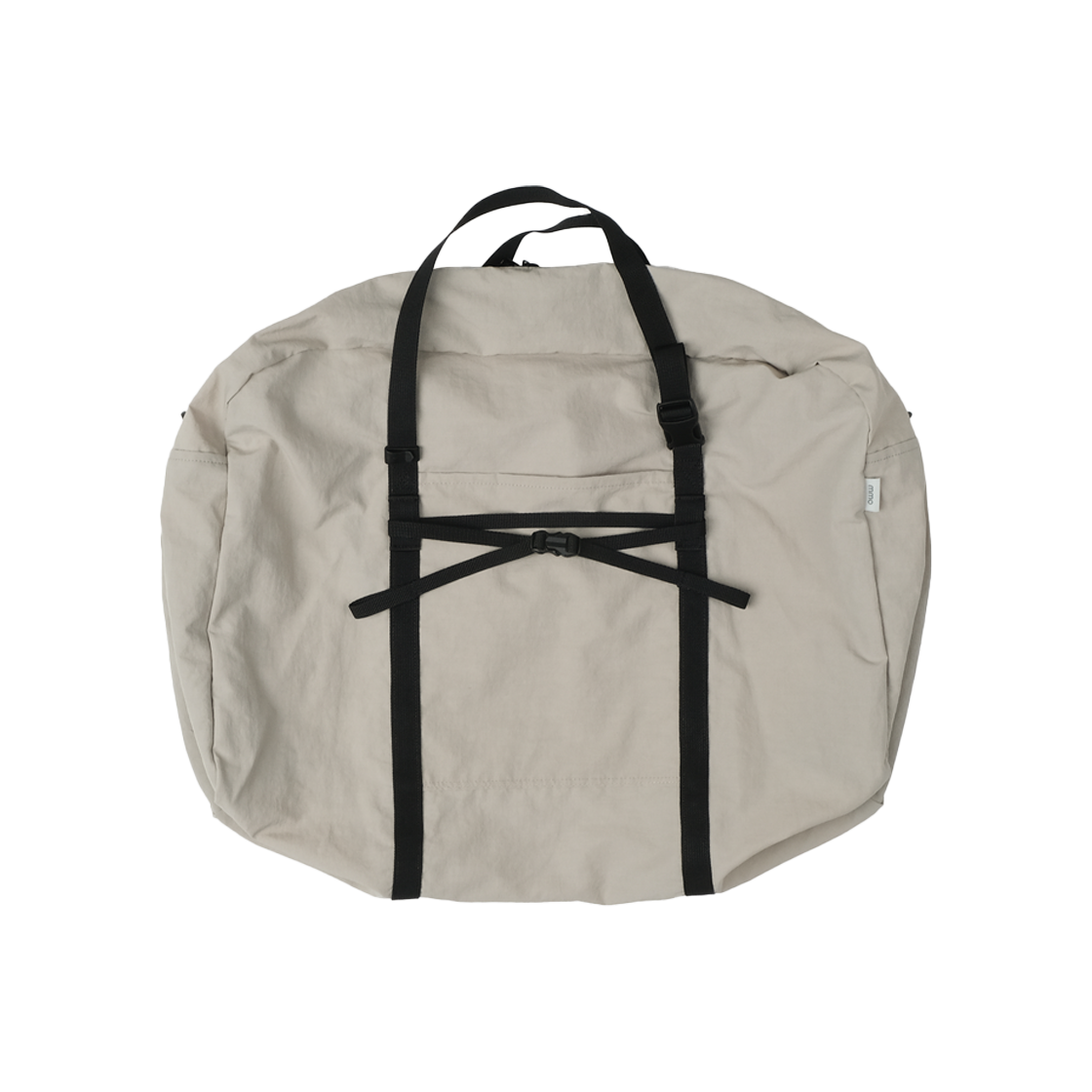 에메모가든 에메모 보스턴백 095 나일론 슬러브 그레이지(mmogarden mmo Boston Bag 095 Nylon Slub Greige) - 2