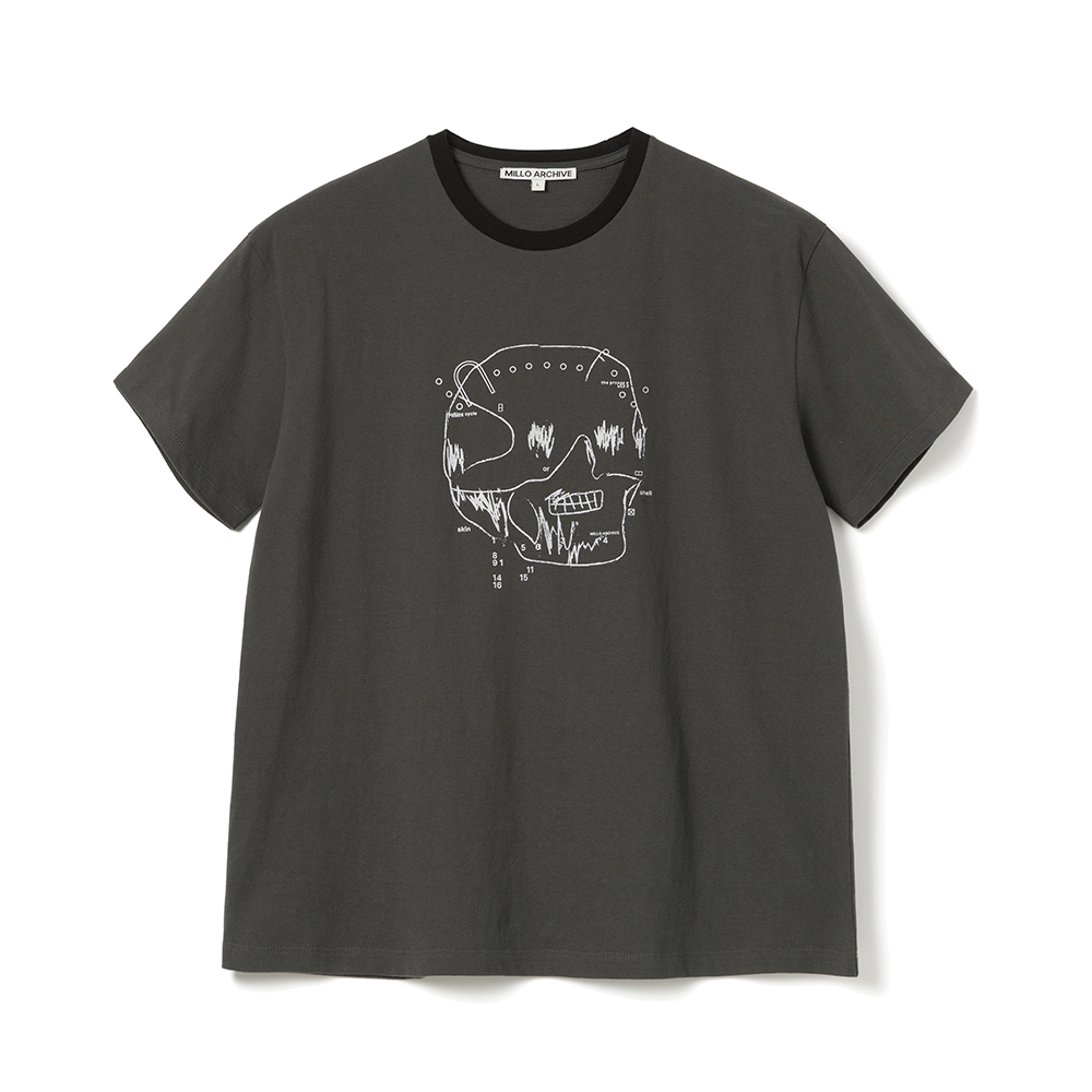 밀로 아카이브 몰팅 사이클 티셔츠 차콜 그레이