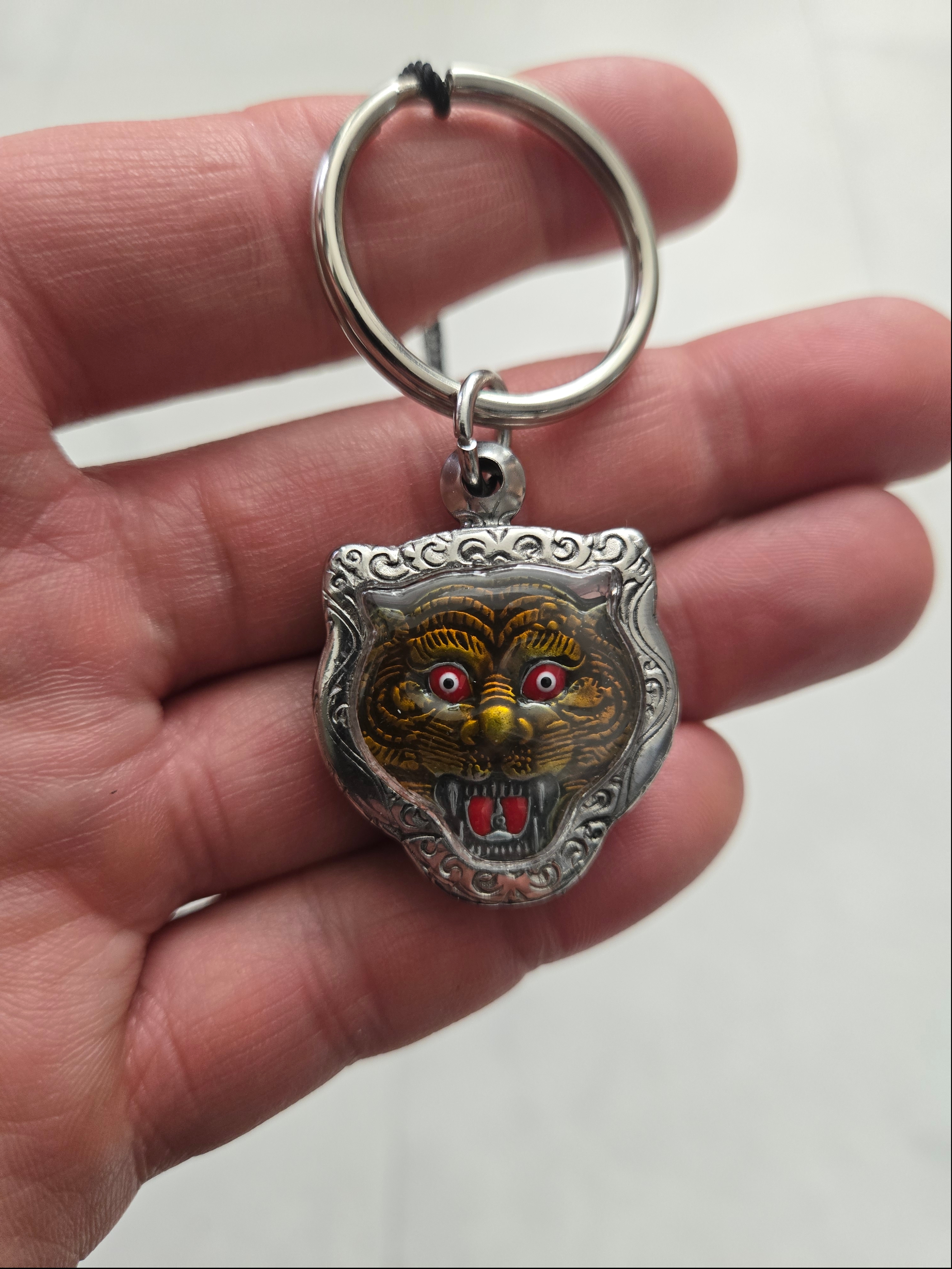 Supreme Tiger Keychain Silver キーホルダー 虎 슈프림 타이거 키체인