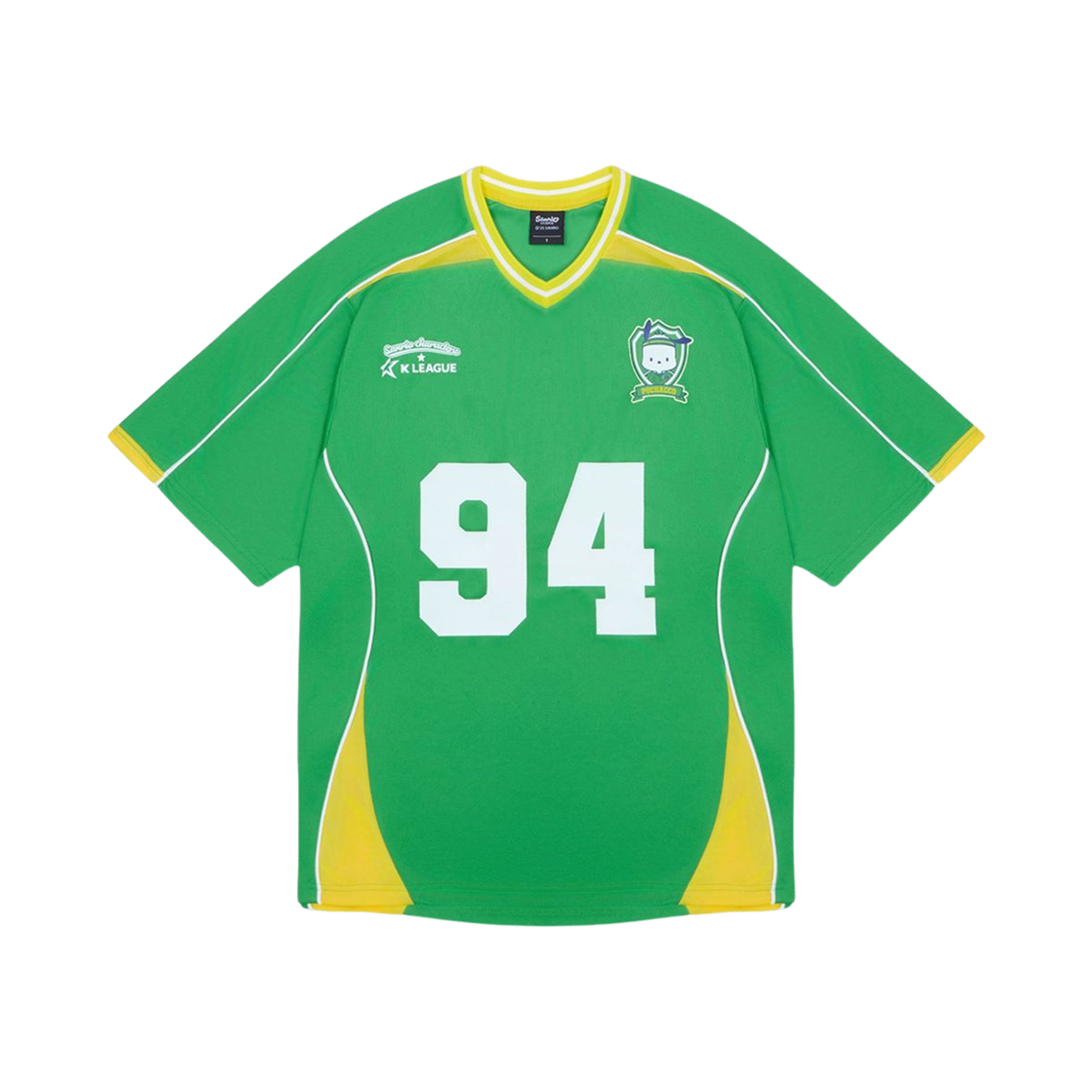 K 리그 x 산리오 캐릭터즈 2025 풋볼 저지 포차코 전북 현대 모터스 그린(K League x Sanrio Characters 2025 Football Jersey Pochacco Jeonbuk Hyundai Motors Green)