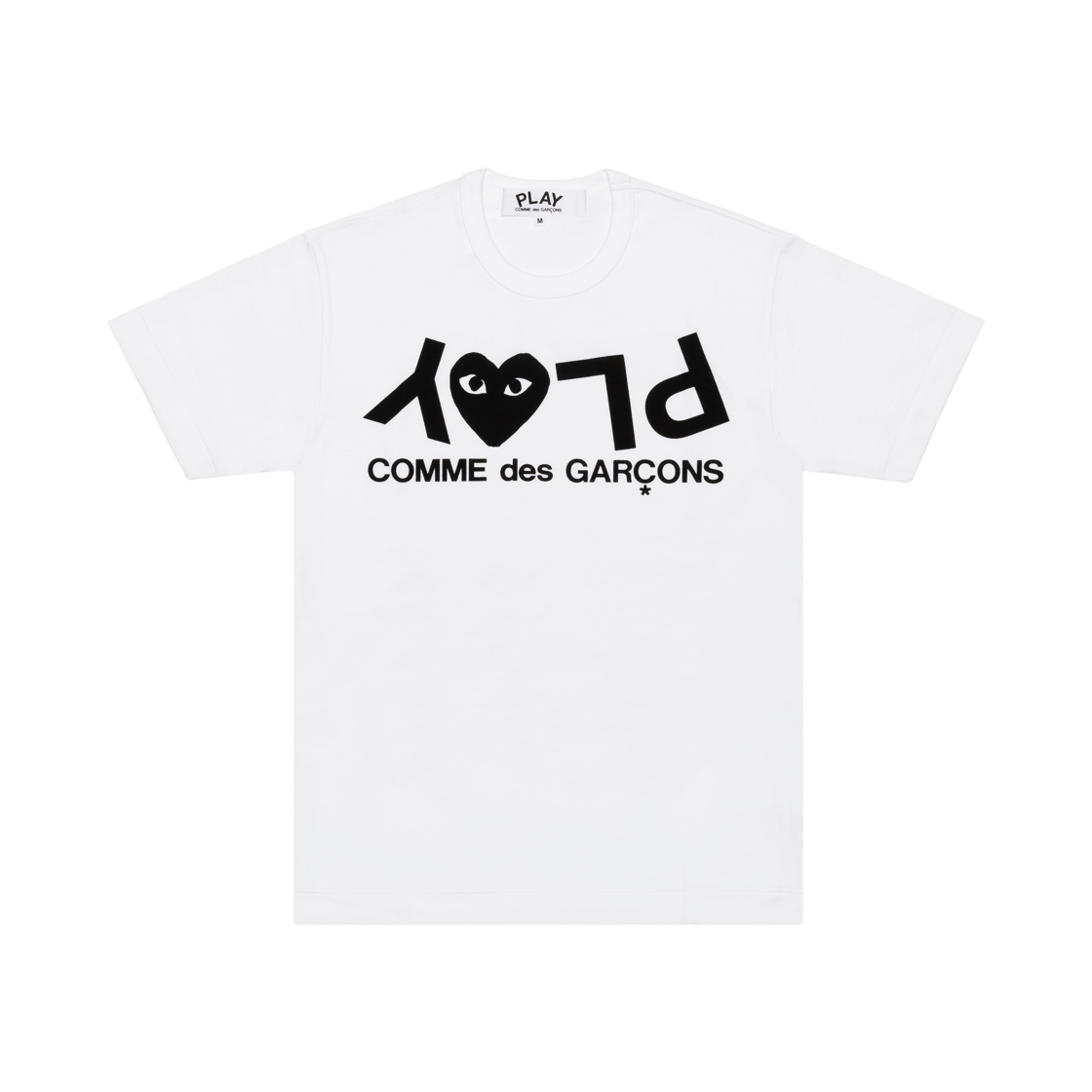 AX-T068-051-1 Play Comme des Garcons Printed Logo T-Shirt White