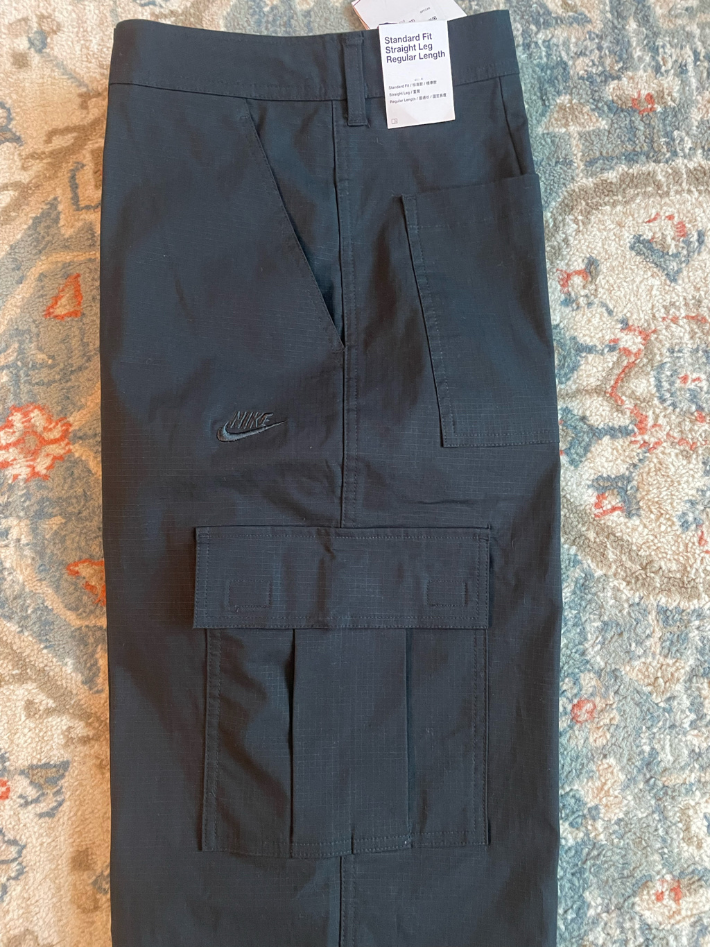Nike Club Cargo Pants Black - Asia 착용 스타일 - 4