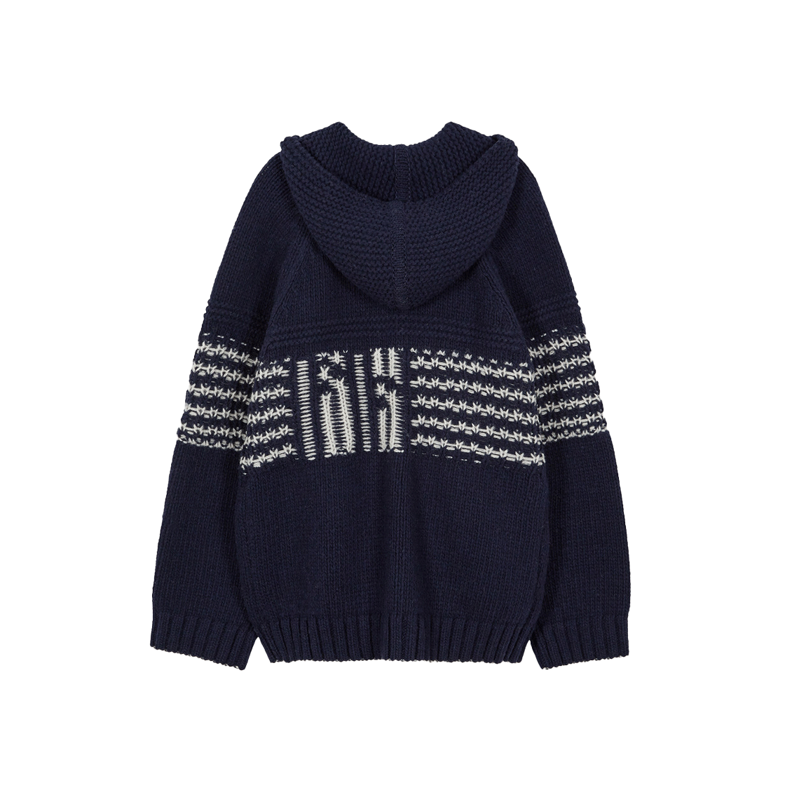 EEX-1N453-CD04-NV [KREAM 단독] EENK Xesle Jacquard Zip Cardigan Navy - #2