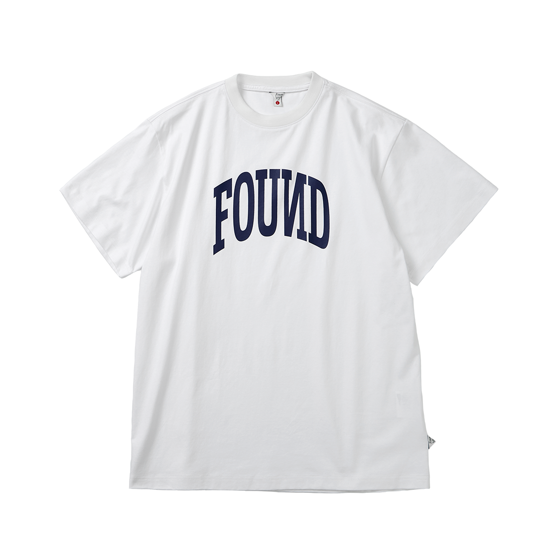 파운드포켓 파운드 티셔츠 화이트(Found Pocket Found T-Shirt White)