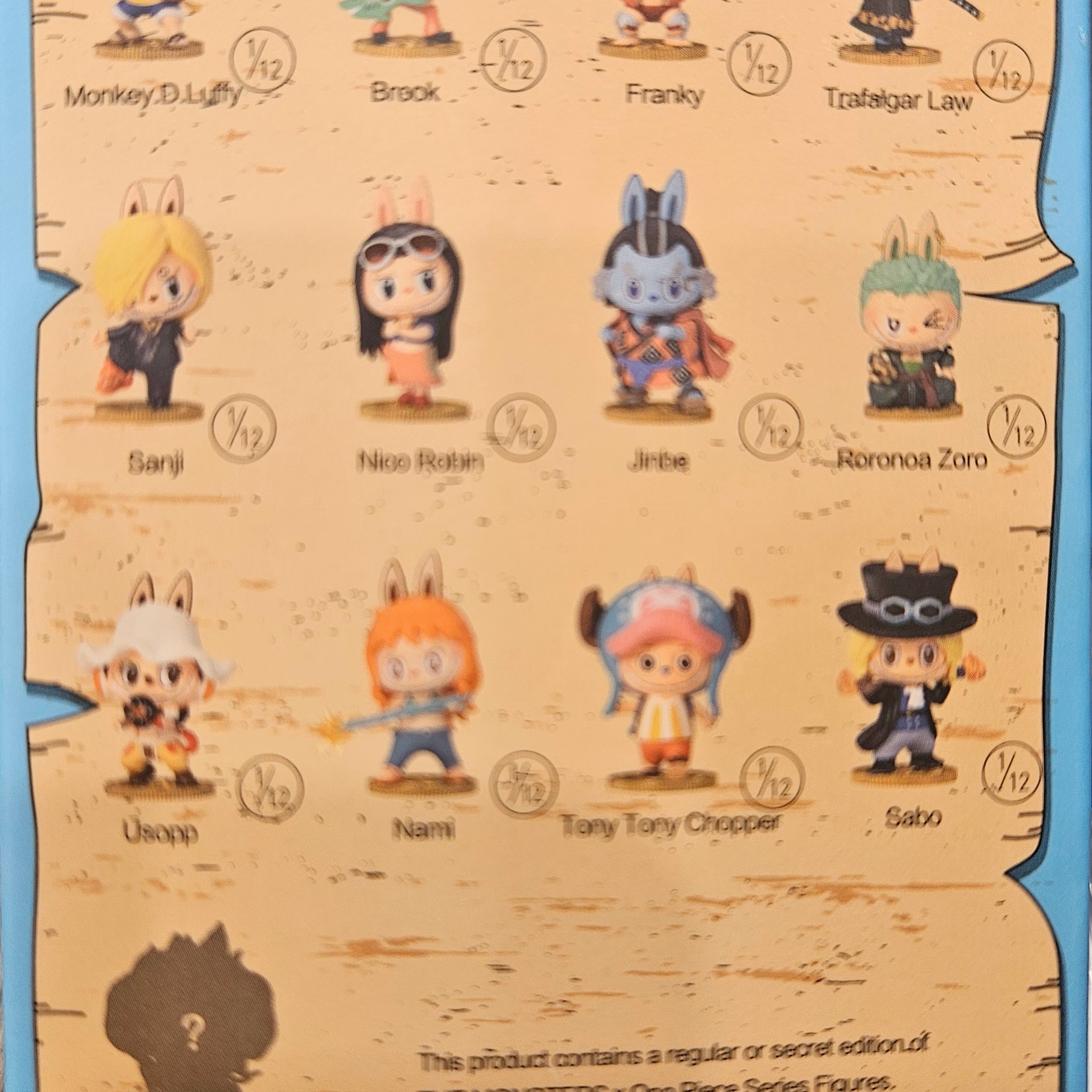 Pop Mart Labubu The Monsters x One Piece Series Figures Sealed Case (12 Blind Boxes) 착용 스타일 - 8