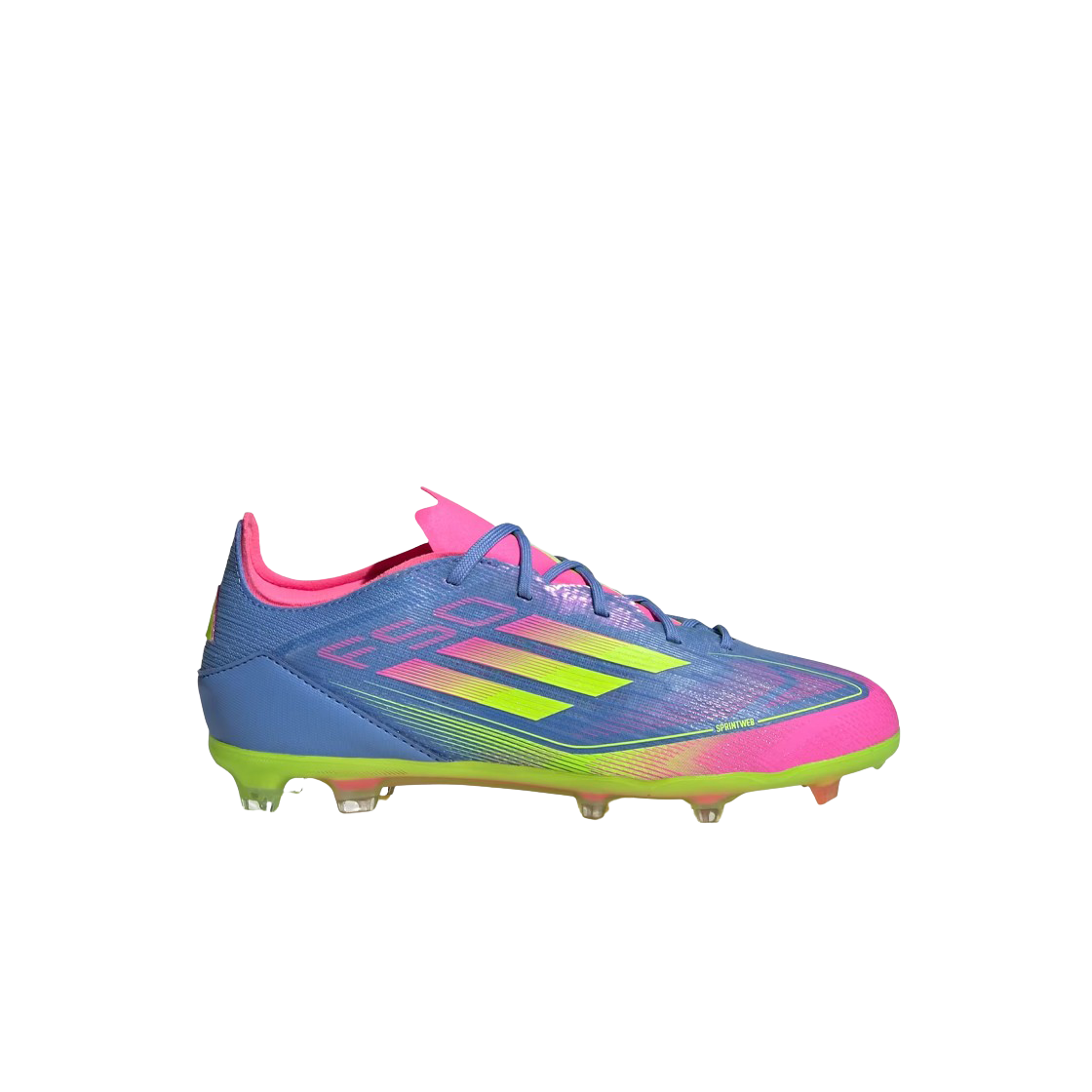 (J) 아디다스 F50 엘리트 FG 블루 퓨전 루시드 레몬((J) Adidas F50 Elite FG Blue Fusion Lucid Lemon) - 1