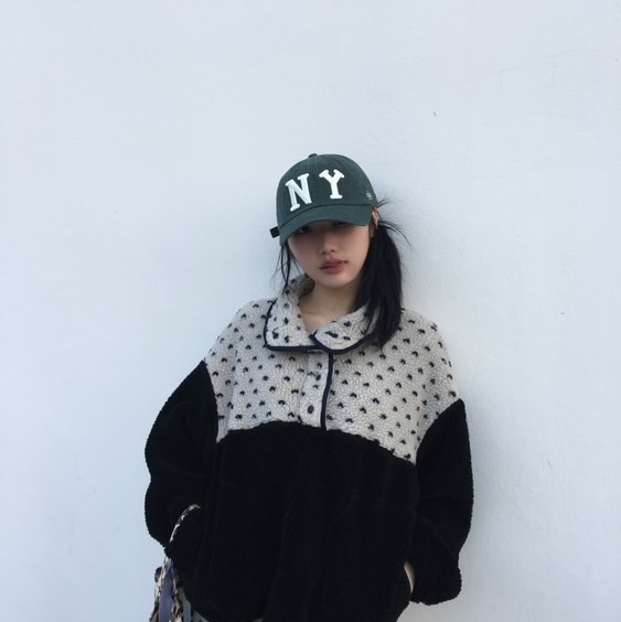 American Needle Archive NY Black Ykees NL Dark Green 착용 스타일 - 3