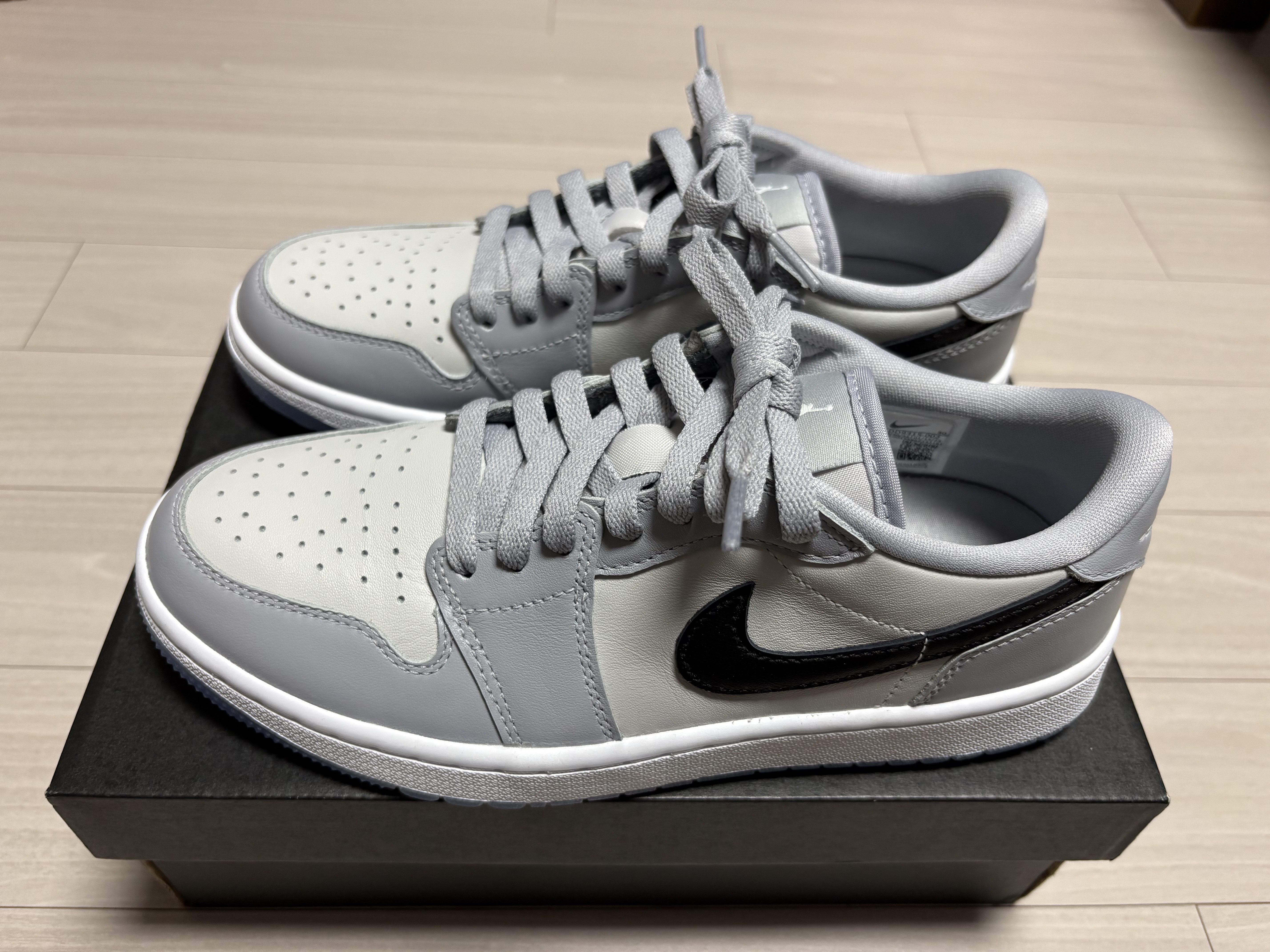 Jordan 1 Low Golf Wolf Grey 착용 스타일 - 8