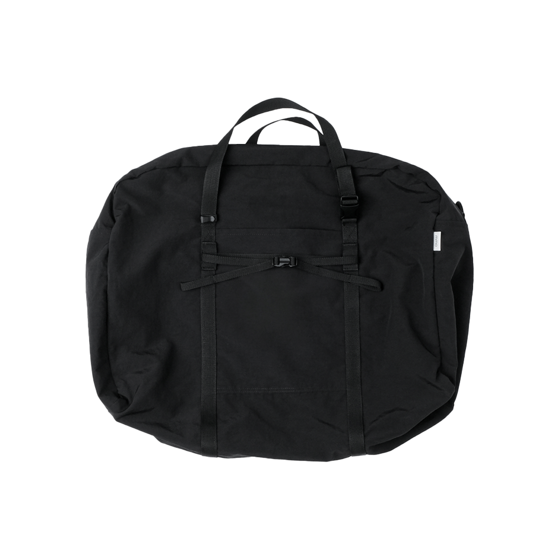 에메모가든 에메모 보스턴백 095 나일론 슬러브 블랙(mmogarden mmo Boston Bag 095 Nylon Slub Black) - 2