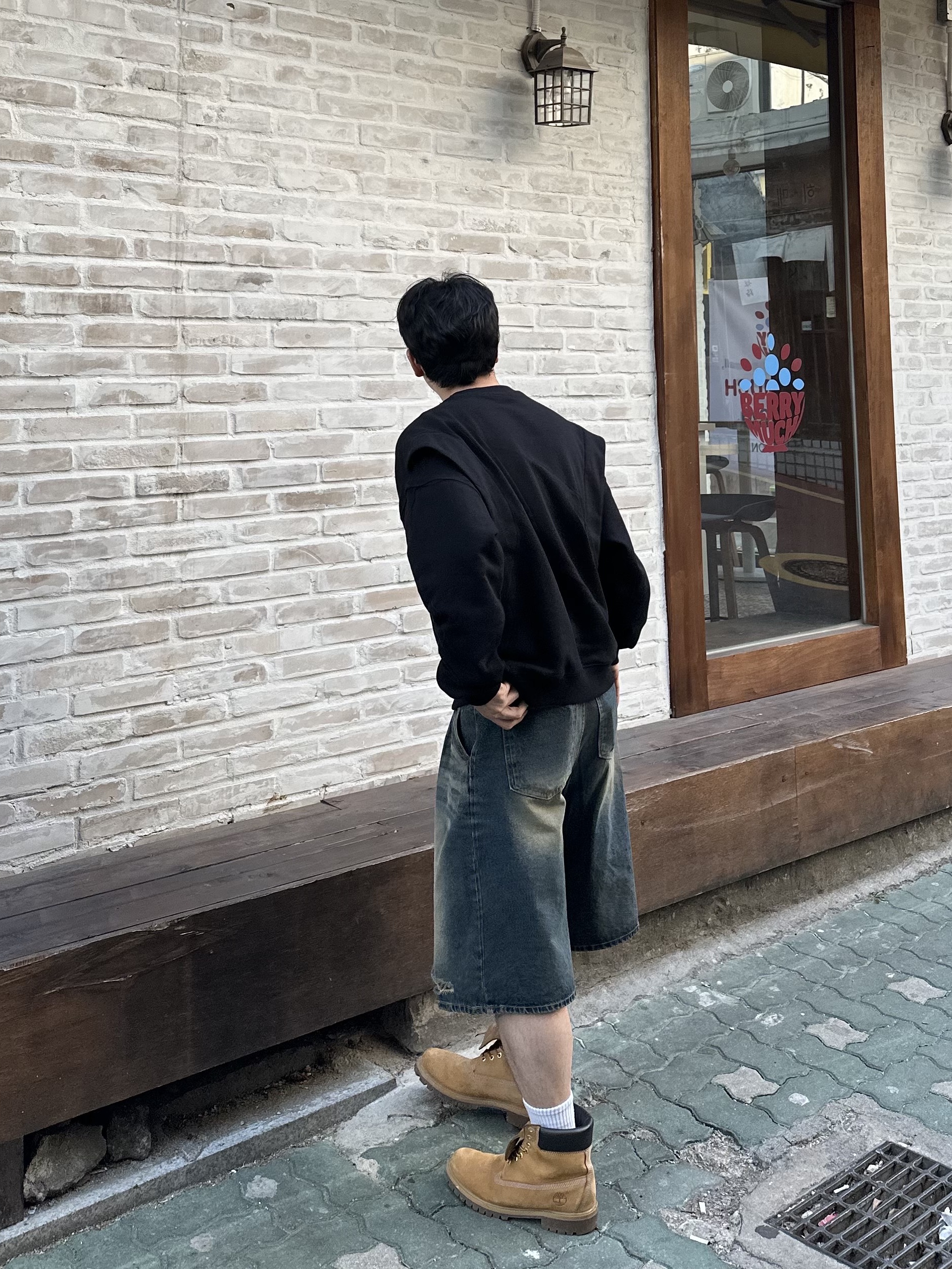 Timberland Premium 6 inch Waterproof Boot Wheat Nubuck - Wide 착용 스타일 - 6