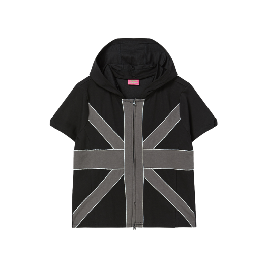 NX25HHSS08BK NYXX Cross Patch Hoodie Black
