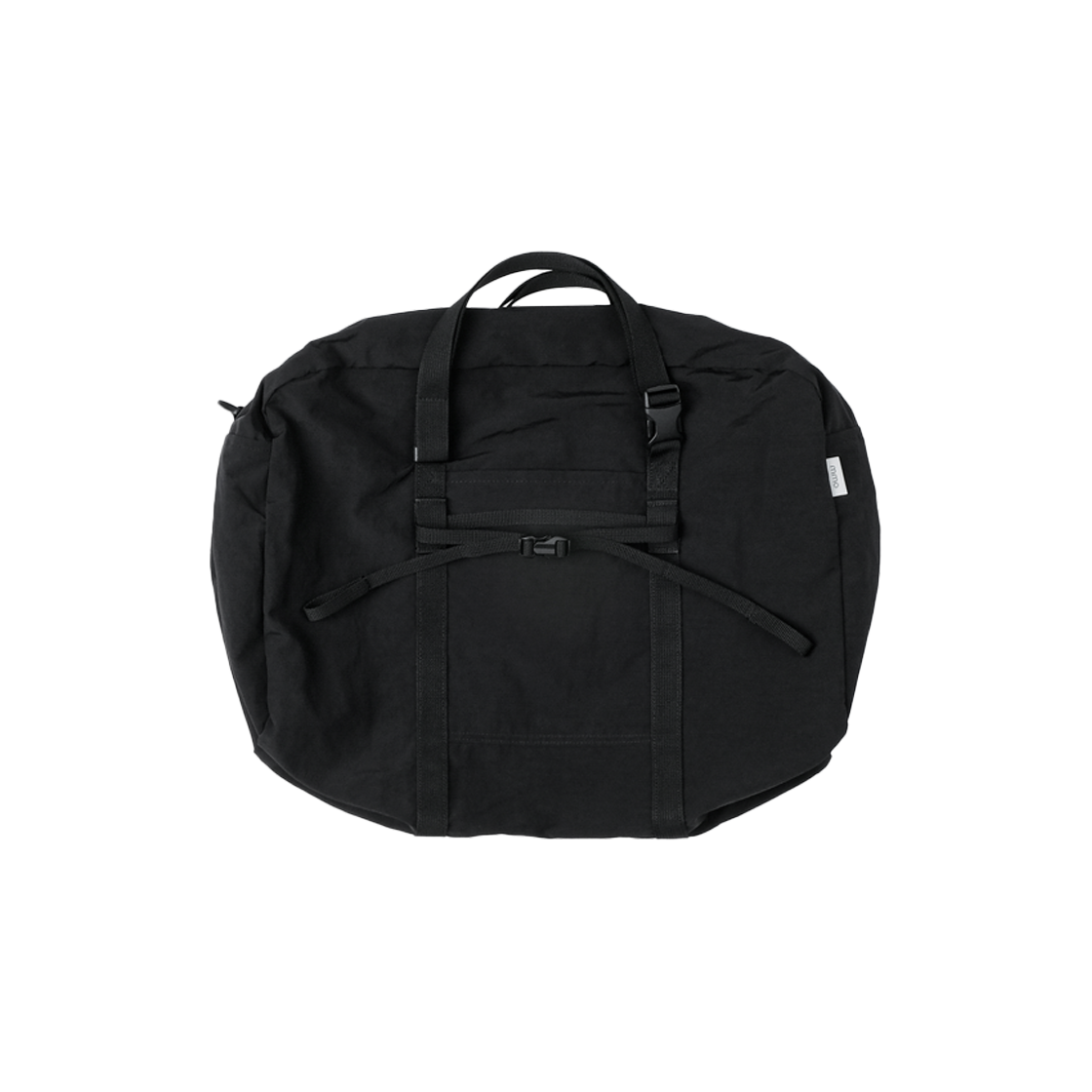 에메모가든 에메모 보스턴백 075 나일론 슬러브 블랙(mmogarden mmo Boston Bag 075 Nylon Slub Black) - 2
