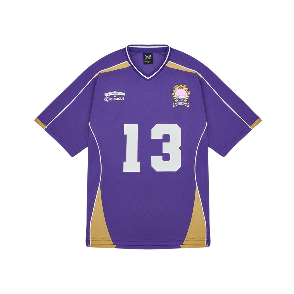K 리그 x 산리오 캐릭터즈 2025 풋볼 저지 마이스윗피아노 FC 안양 퍼플(K League x Sanrio Characters 2025 Football Jersey My Sweet Piano FC Anyang Purple)