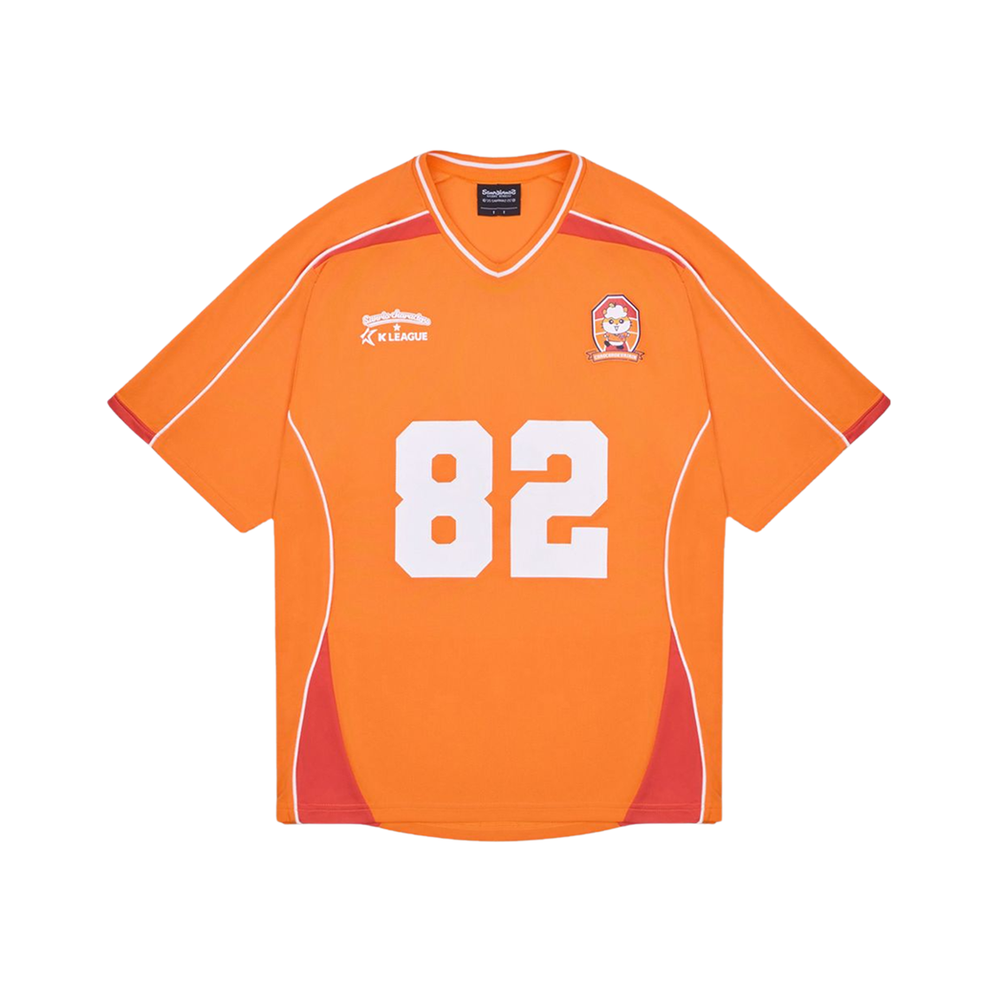 K 리그 x 산리오 캐릭터즈 2025 풋볼 저지 코로코로쿠리링 제주 SK FC 오렌지(K League x Sanrio Characters 2025 Football Jersey Corocorokuririn Jeju SK FC Orange)