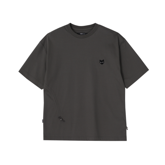 SH3TS829CH Songzio Zzero Deviant T Shirt Charcoal