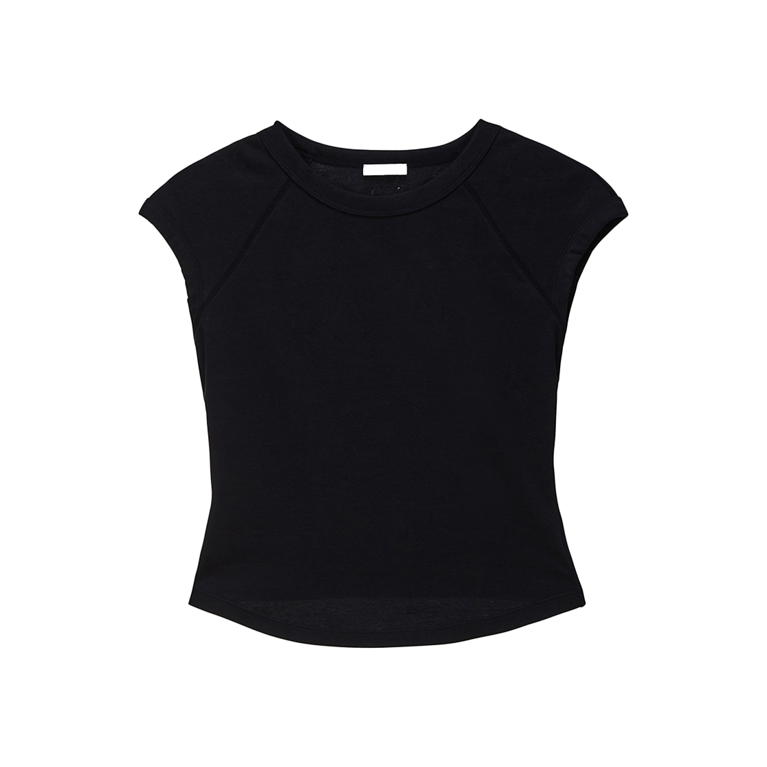 유지  베이비걸 크롭 티셔츠 블랙(YUJI Baby Girl Crop T-Shirt Black)