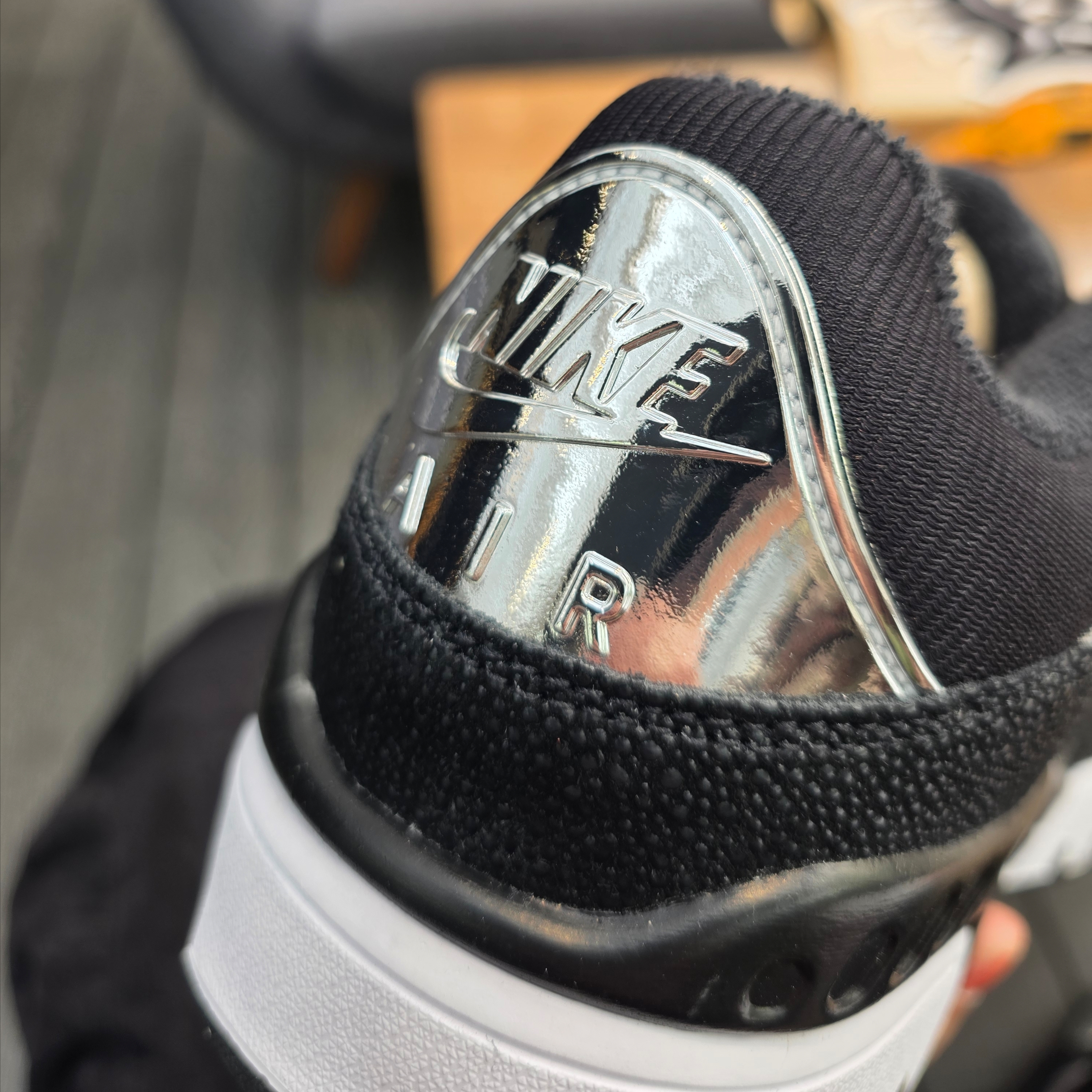Nike x Nigo Air Force 3 Low SP Black and White 착용 스타일 - 5