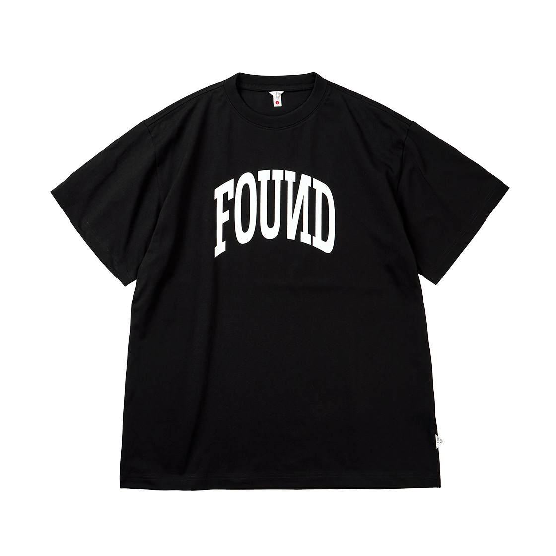 파운드포켓 파운드 티셔츠 블랙(Found Pocket Found T-Shirt Black)