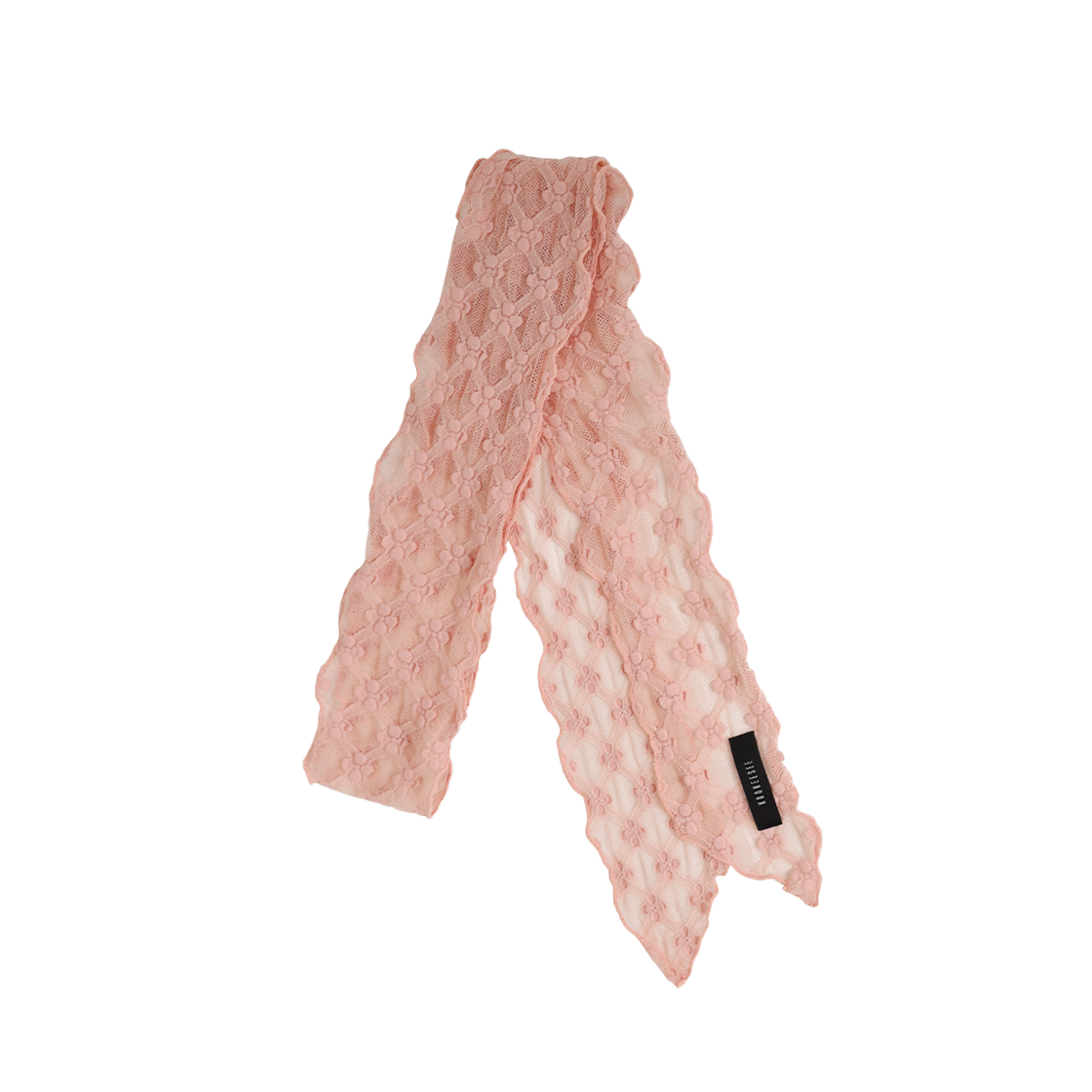 쿠키시 망사 레이스 스카프 인디핑크(Kookeesee Net Lace Scarf Indi Pink)
