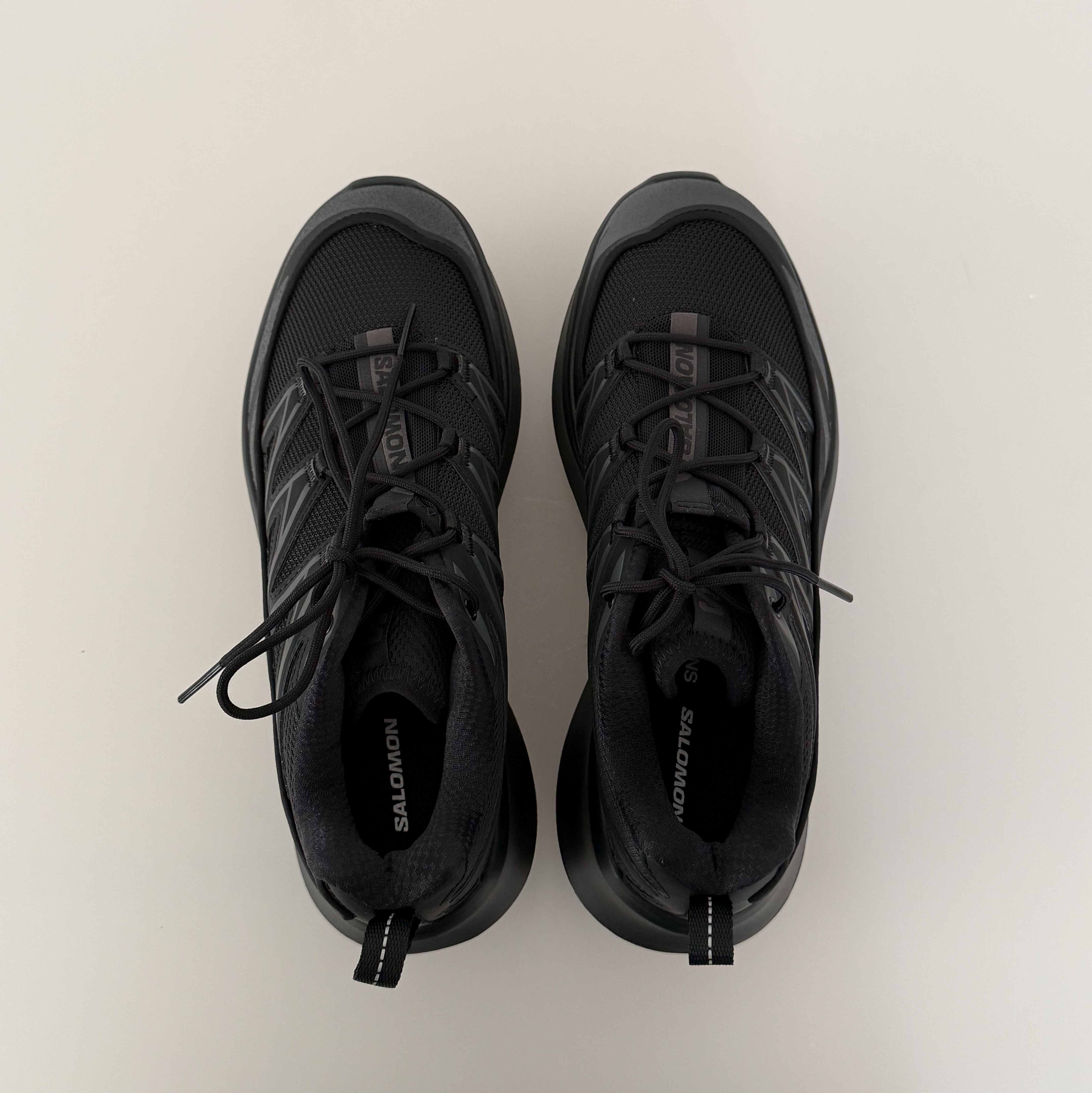 Salomon x Comme des Garcons XT-6 Expanse Platform Black 착용 스타일 - 1