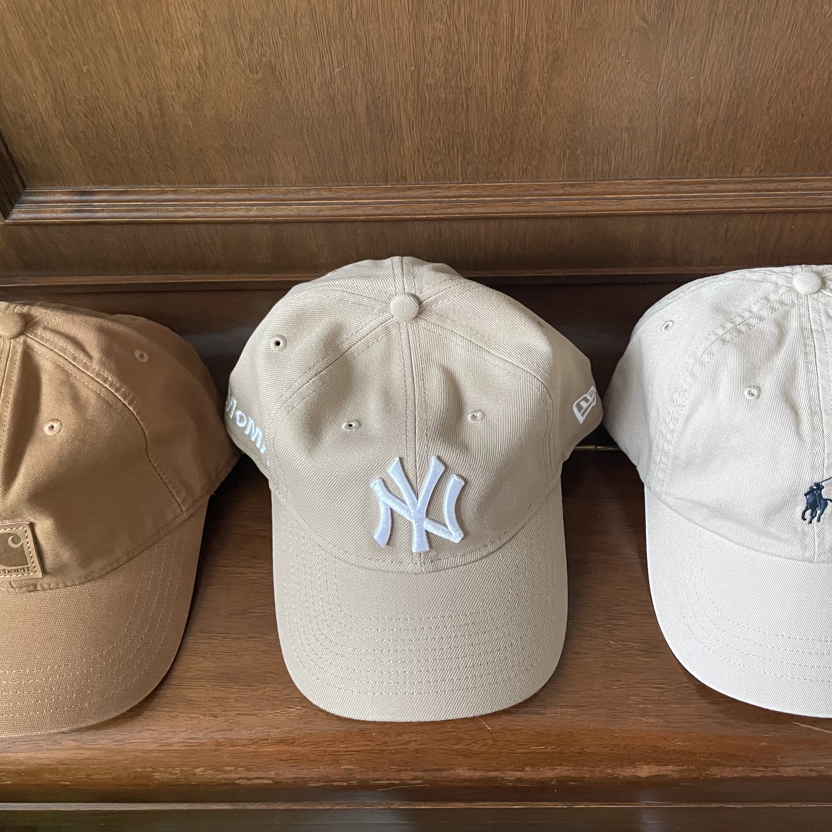Supreme Pigment S Logo 6-Panel Chocolate Chip Camo - 24FW, Carhartt Canvas Cap Carhartt Brown 착용 스타일 - 2