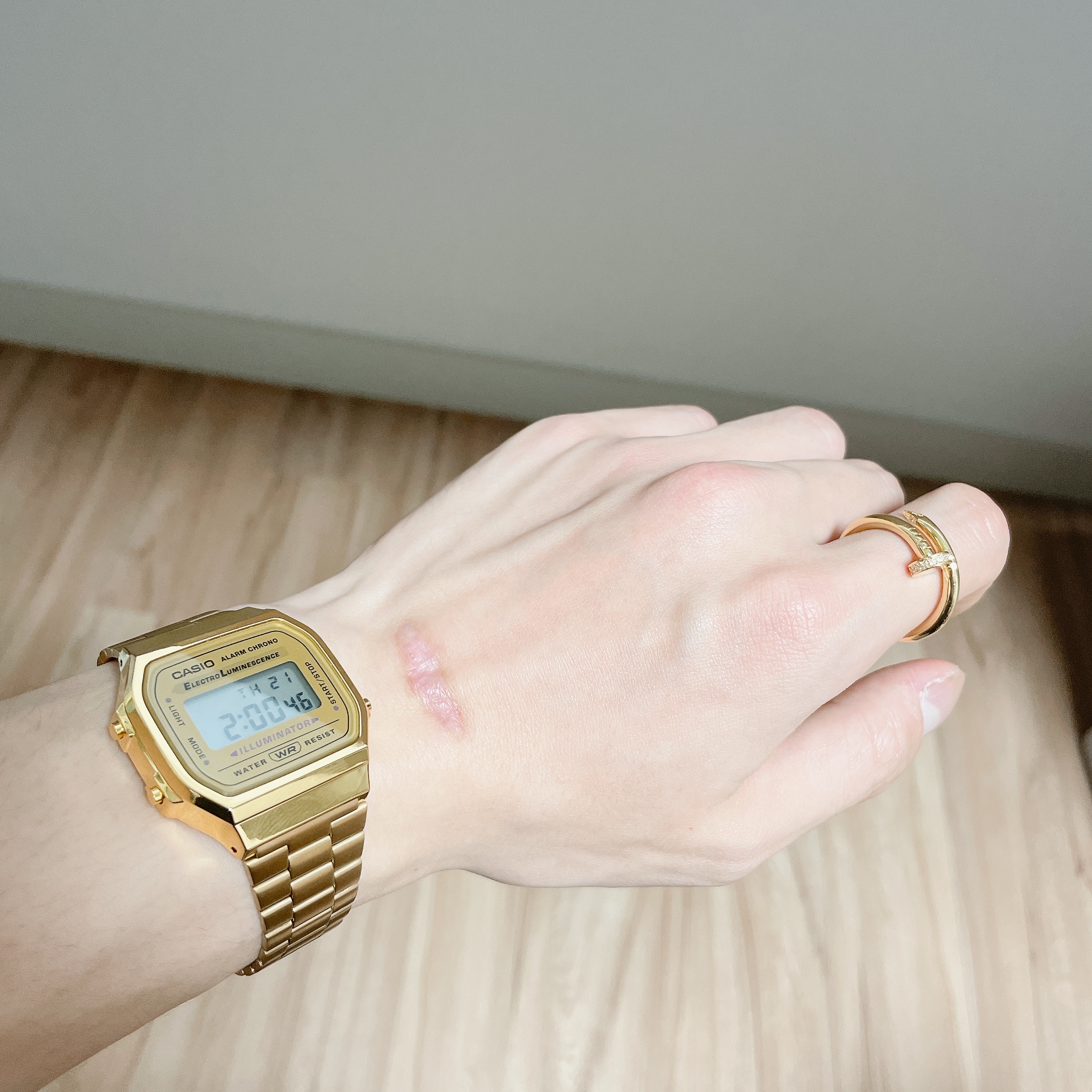Casio A-168WG-9W 착용 스타일 - 1